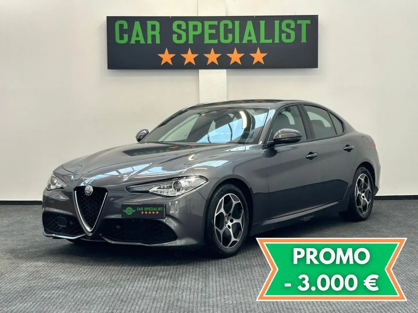 Alfa Romeo Giulia 2.2 Turbodiesel 190 CV LED|ACC|RETROCAMERA|CARPLAY Grigio - 1
