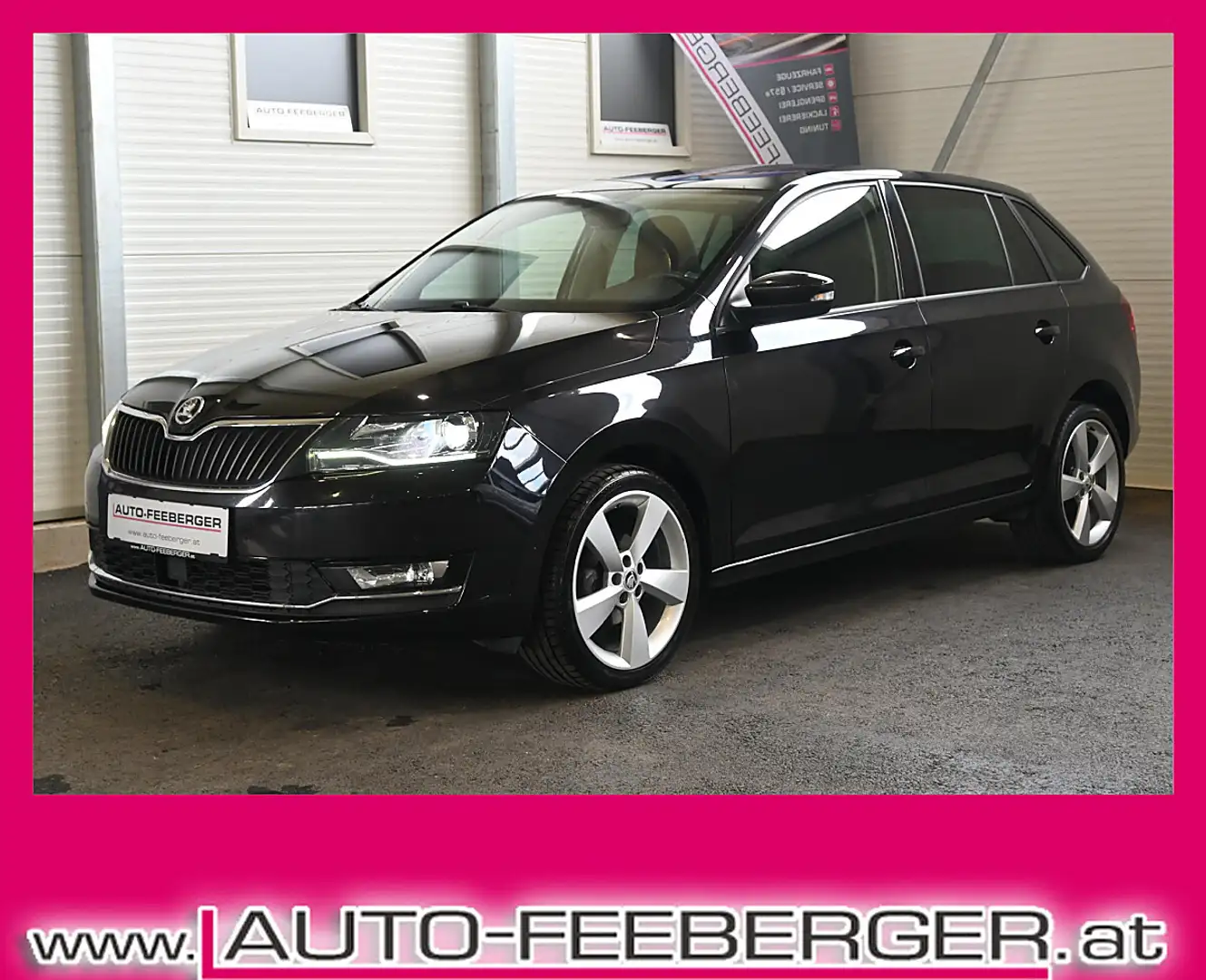Skoda Rapid/Spaceback Rapid Klimatronik,APP-Connect,17"Alufelgen,Spor... Schwarz - 1