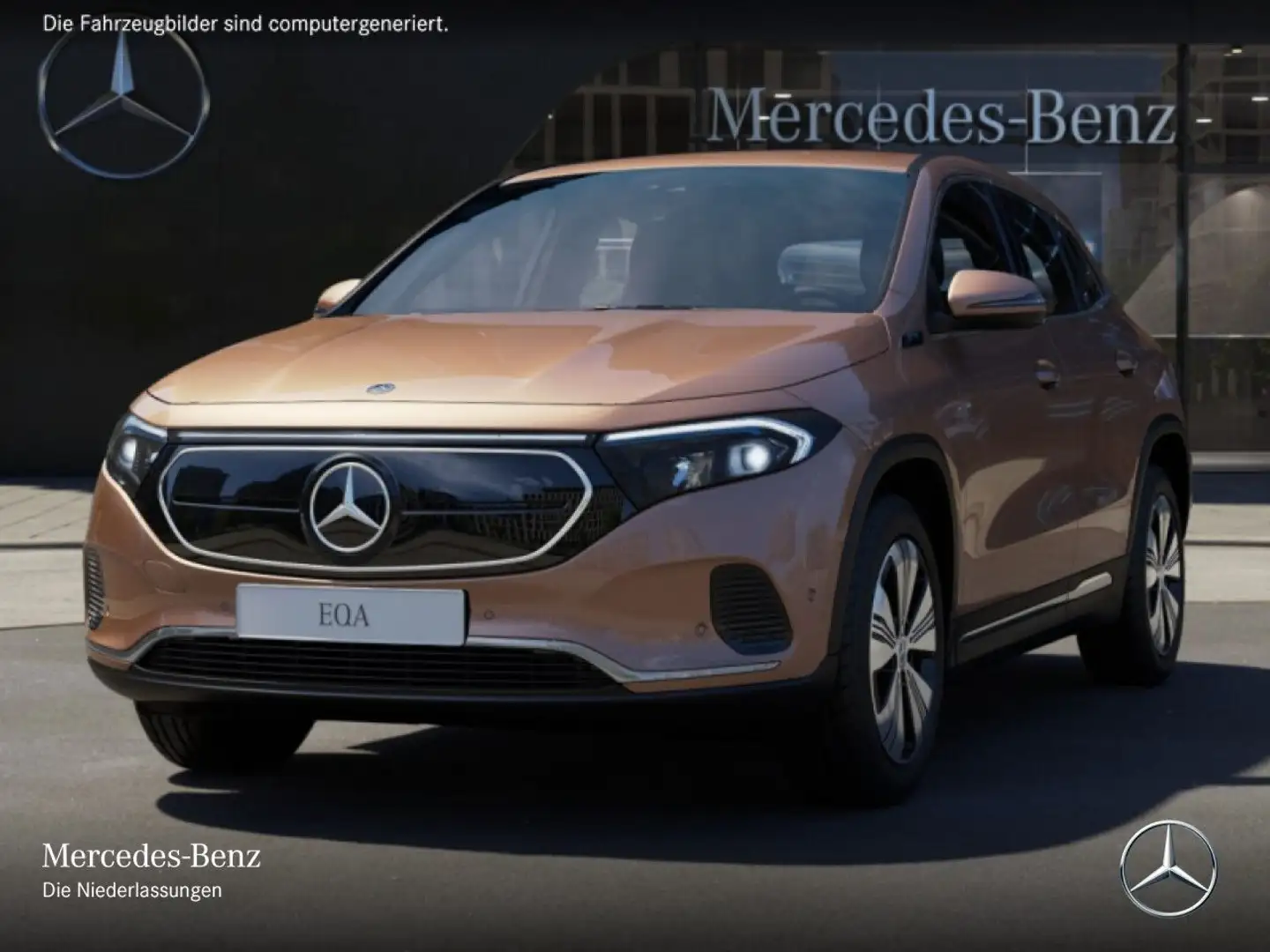 Mercedes-Benz EQA 250 ELECTRICART+ADVANCED+KAMERA+SPUR Bronze - 2