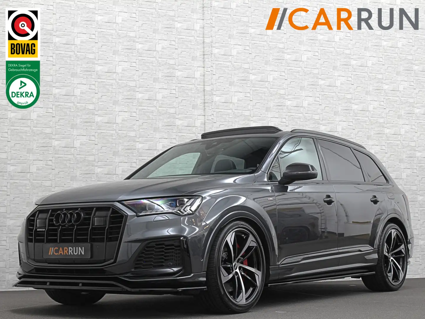 Audi Q7 60 462pk S Competition | Carbon Pack | 360 Camera Grijs - 1