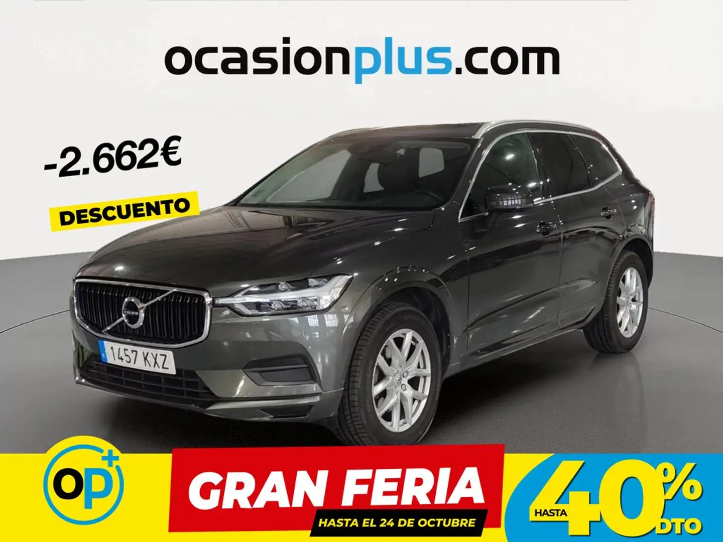 Volvo XC60 D4 Business Plus Aut. Gris - 1