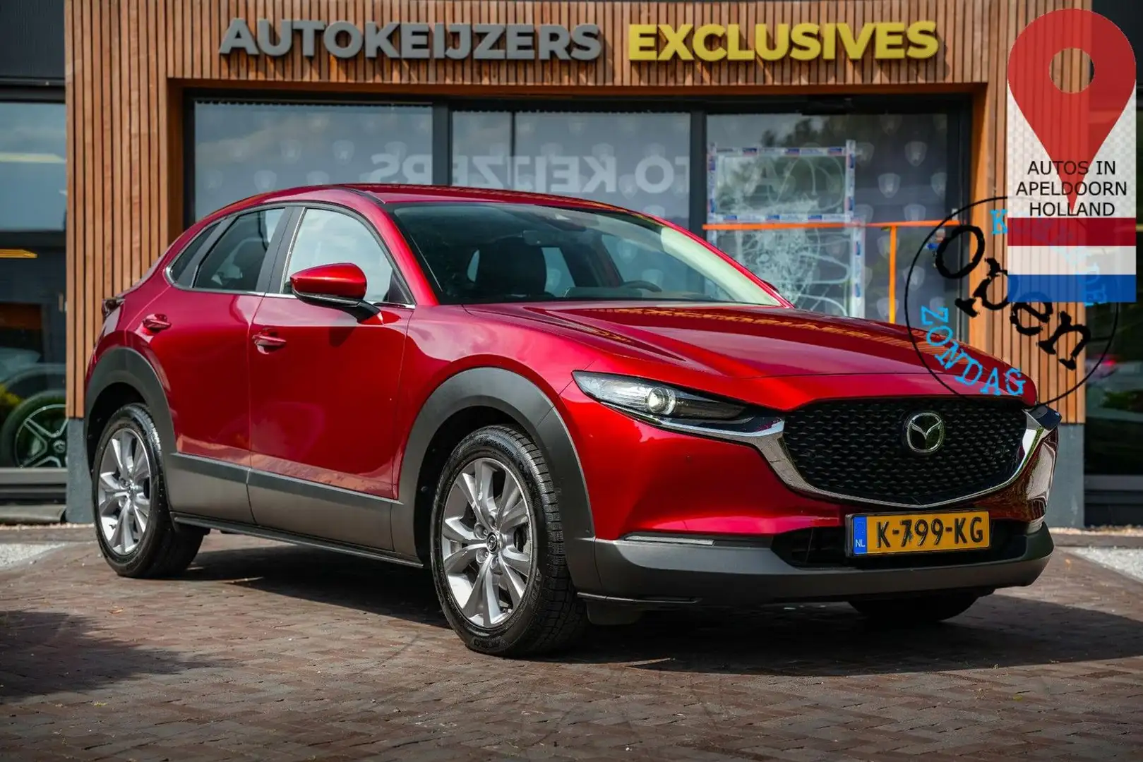 Mazda CX-30 2.0 e-SkyActiv-X M Hybrid Comfort Leder St Rot - 1