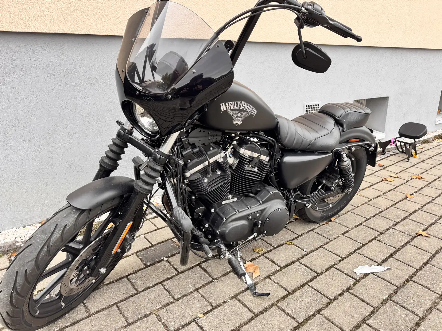 Harley-Davidson Iron 883 Custom Penzl Exaust Fekete - 2