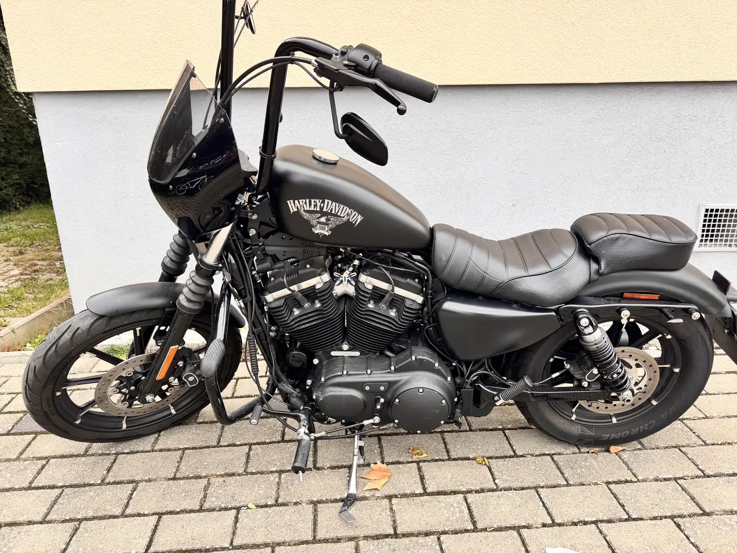 Harley-Davidson Iron 883 Custom Penzl Exaust Fekete - 1