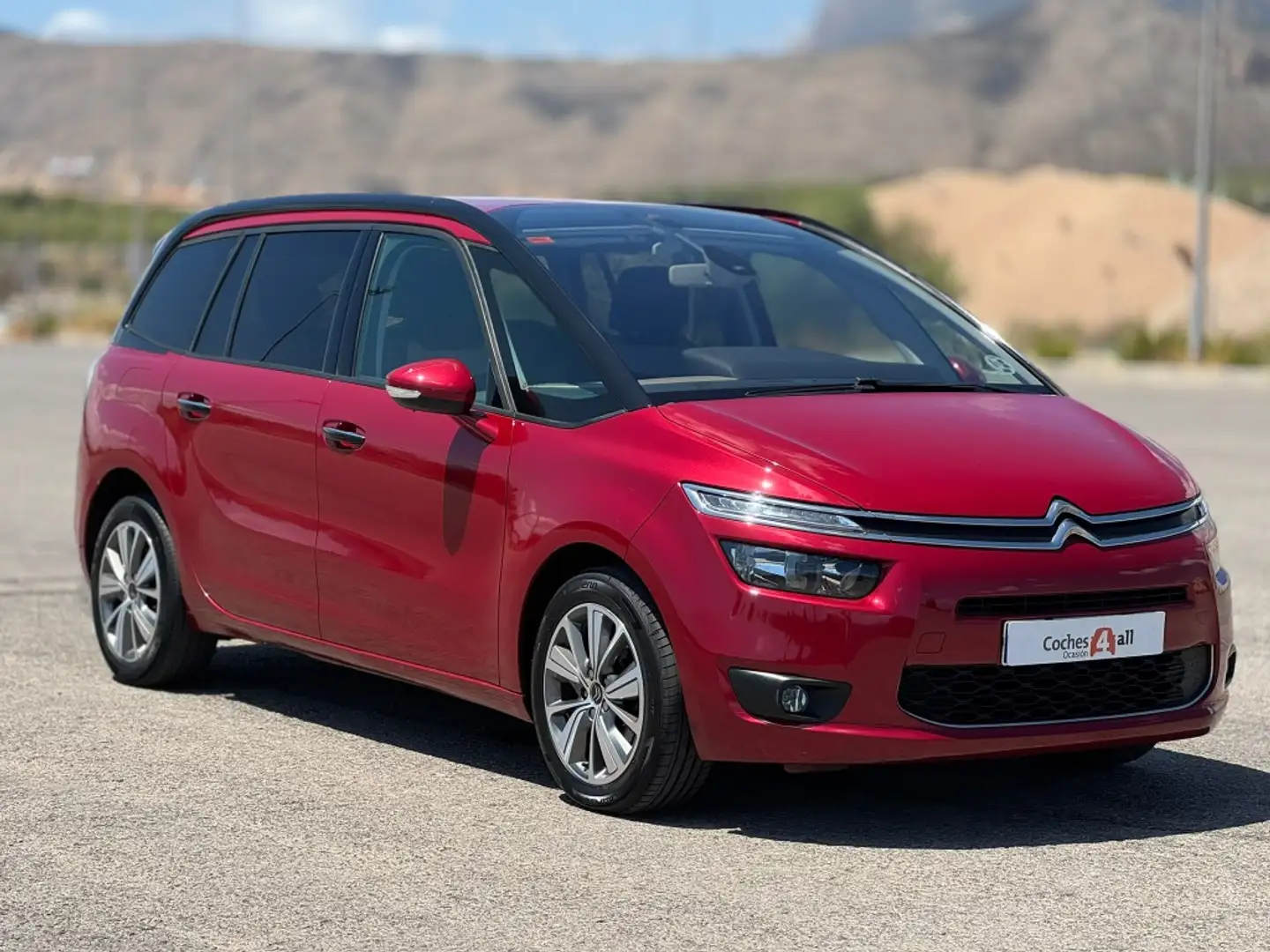 Citroen C4 Grand Picasso 1.6e-HDi Intensive 115 Burdeos - 2
