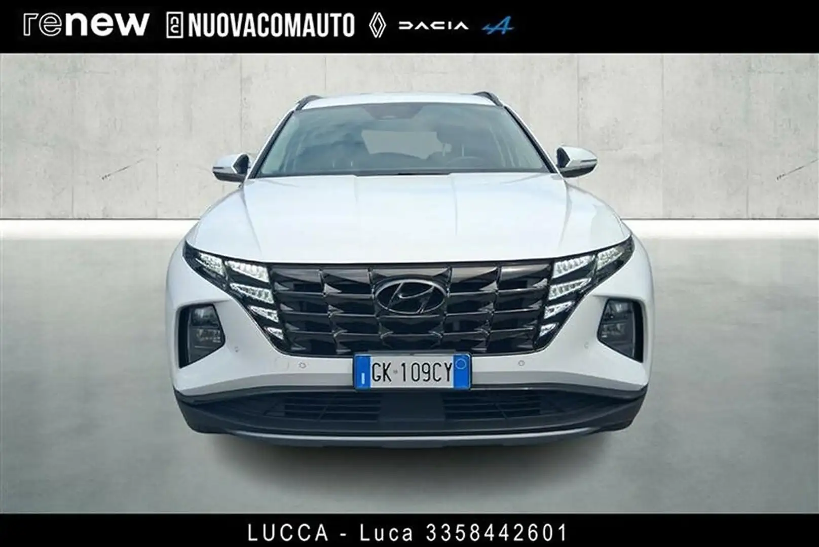 Hyundai TUCSON 1.6 crdi 48V Exellence 2wd dct Bianco - 2