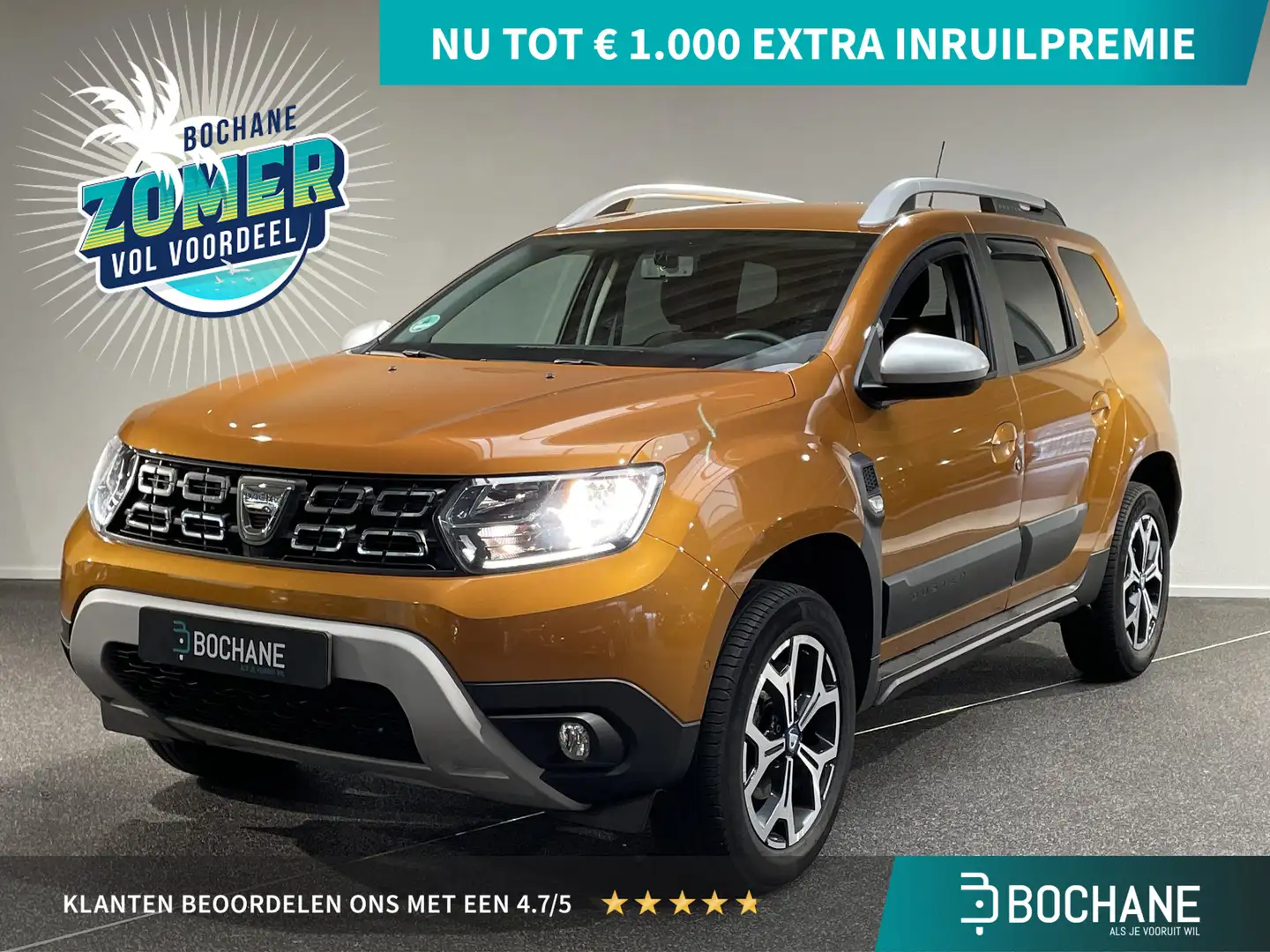 Dacia Duster 1.0 TCe Bi-Fuel Prestige LPG | Navigatie | Clima | Oranje - 1