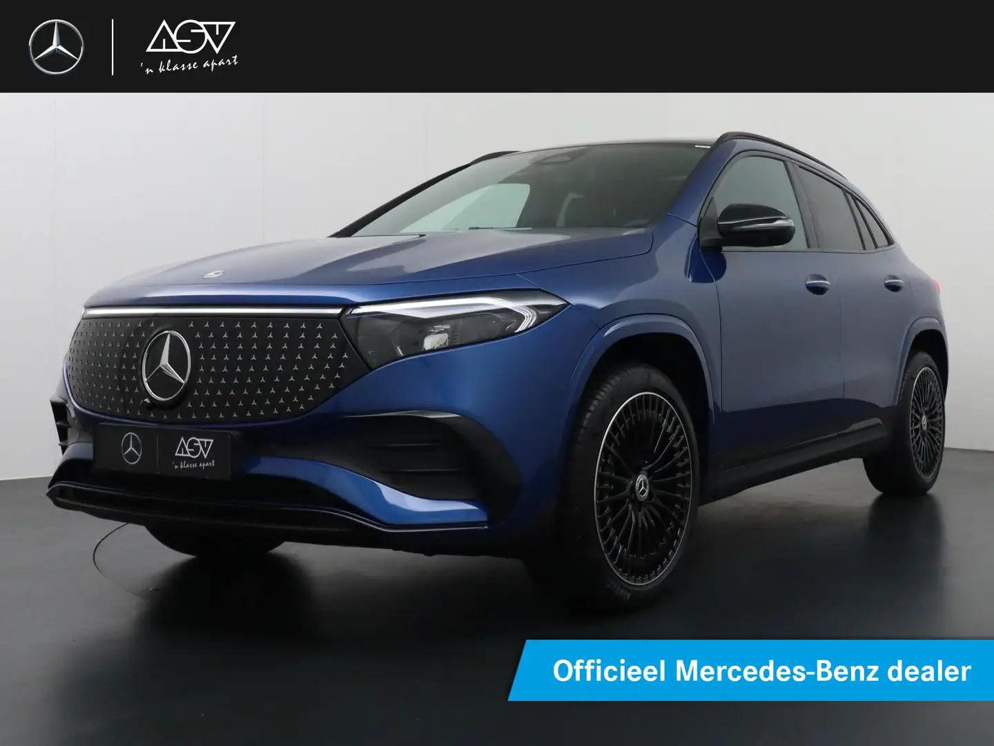 Mercedes-Benz EQA 250 250+ AMG Line 71 kWh Accu | Panorama - Schuifdak | Blauw - 1