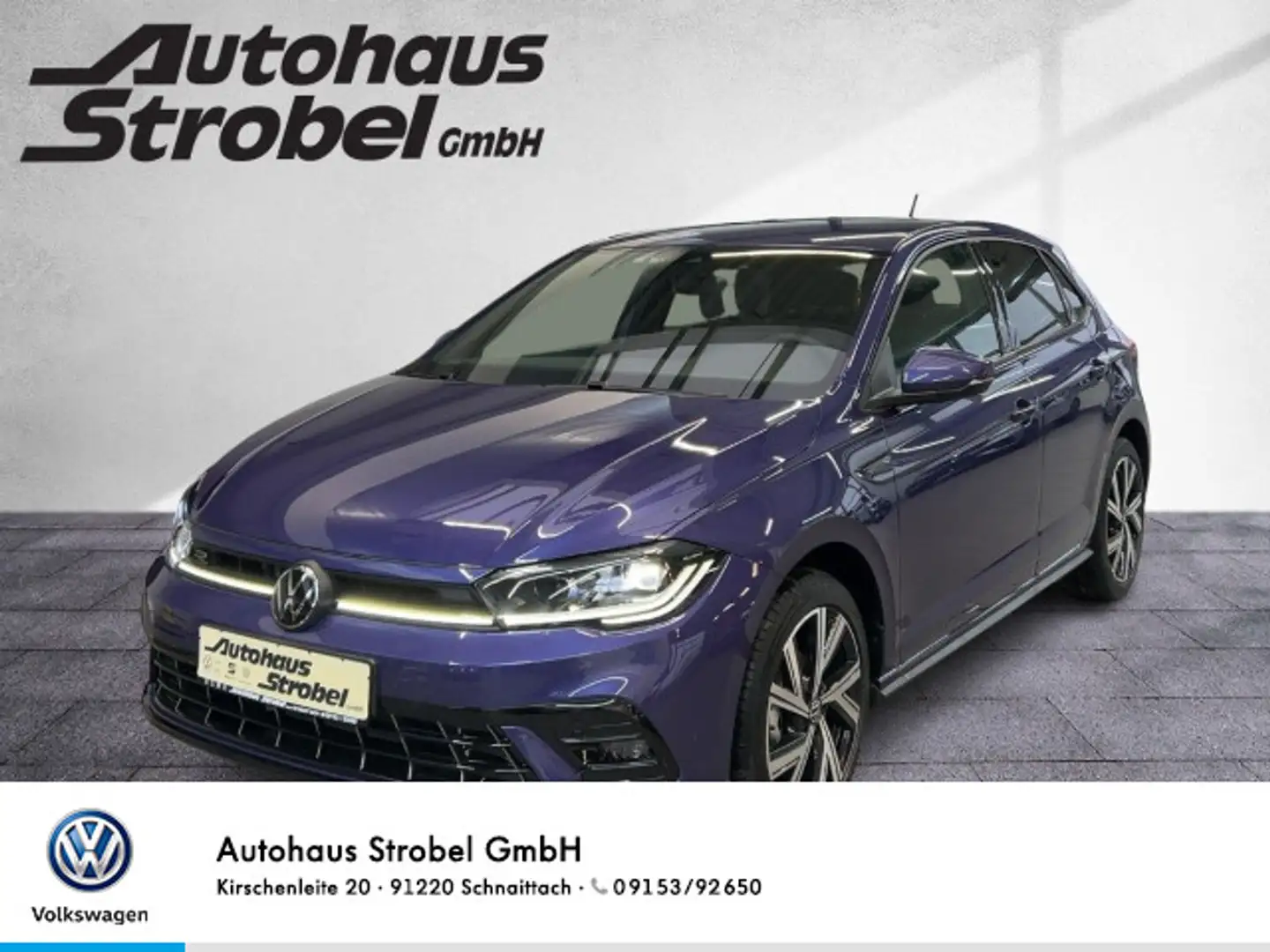 Volkswagen Polo R-Line 1.0 TSI *WR*NAVI*IQ-LIGHT*KAMERA* Violett - 1