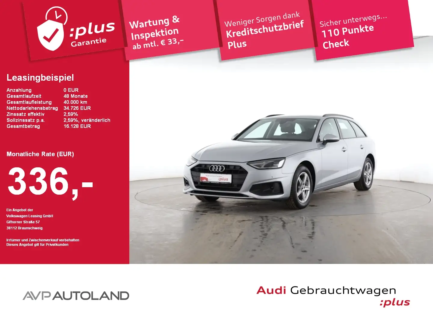 Audi A4 Avant 30 TDI S tronic | LED Argento - 1