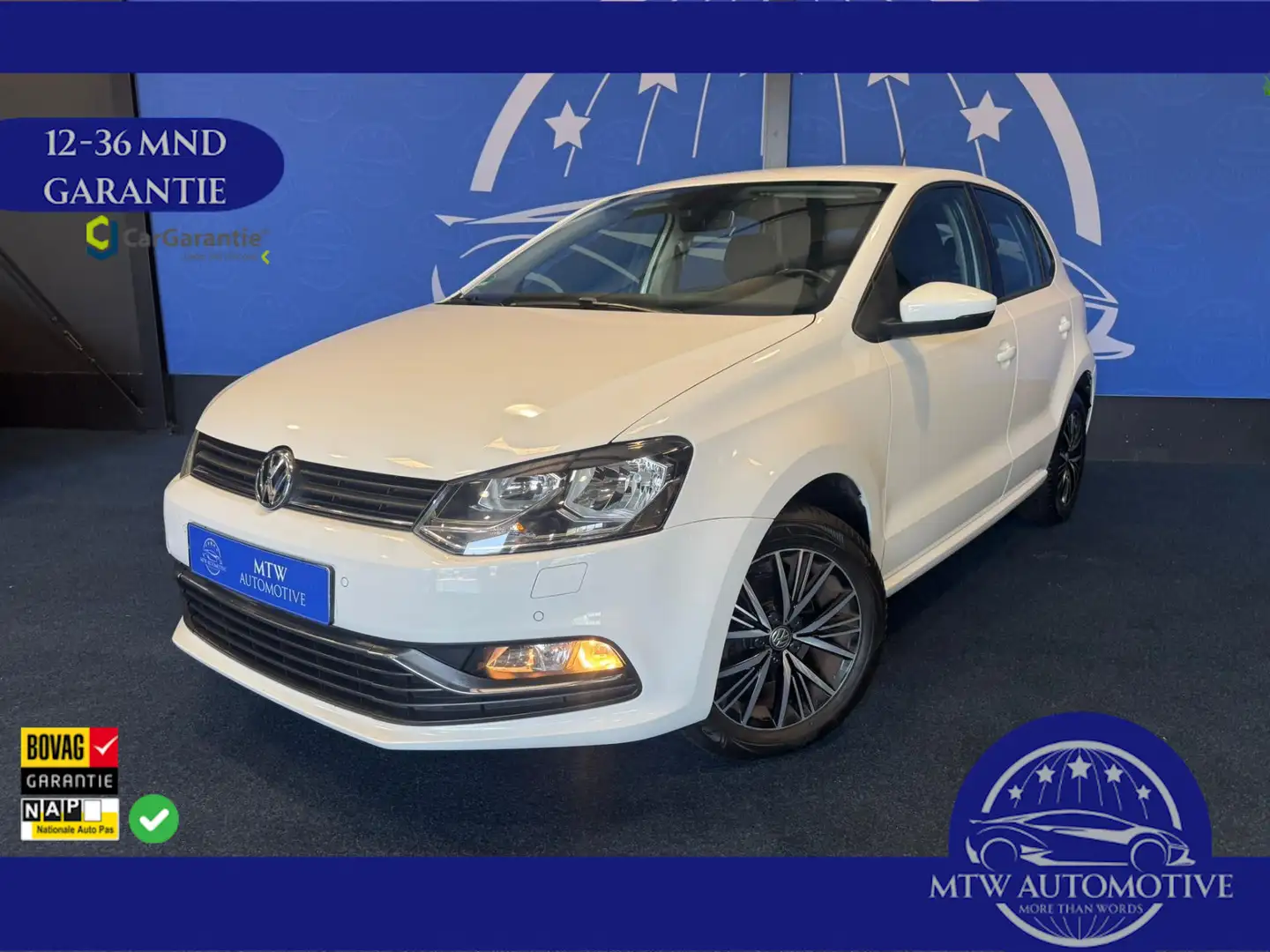 Volkswagen Polo 1.2 TSI 90-PK / BLUEMOTION / HIGHLINE - WHITE / BL Wit - 1