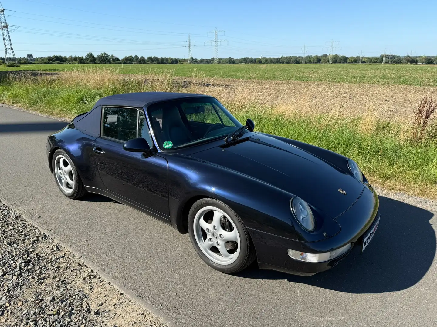 Porsche 993 911 Carrera Cabrio Blau - 1