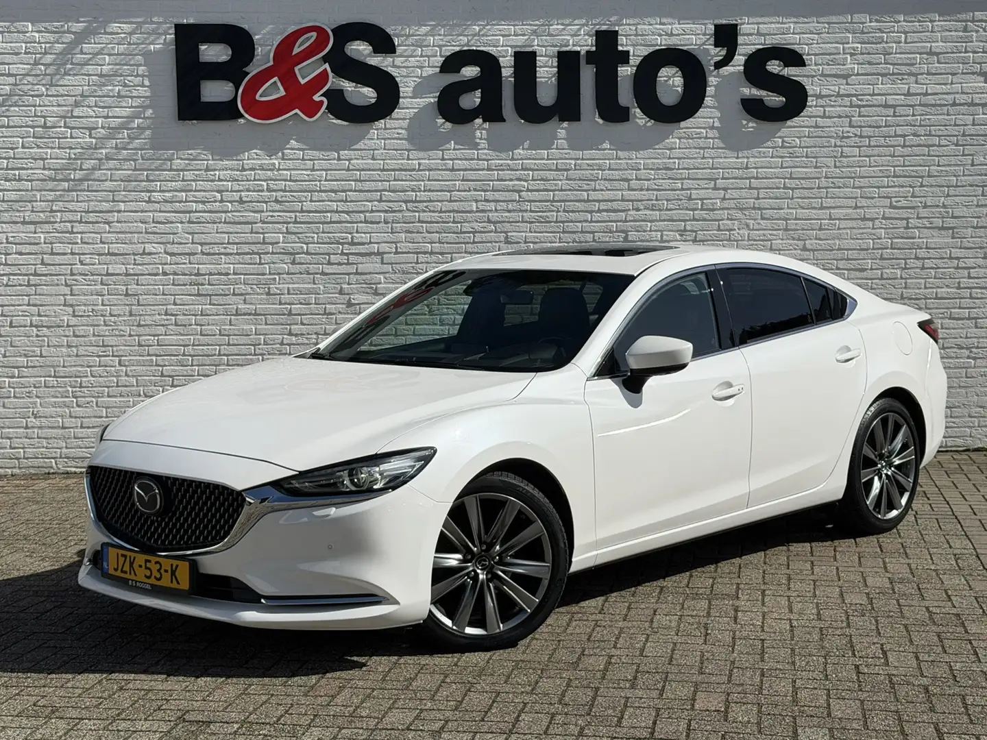 Mazda 6 2.0 SkyActiv-G Automaat Camera+Pdc Sunroof Stoel-S Blanco - 1