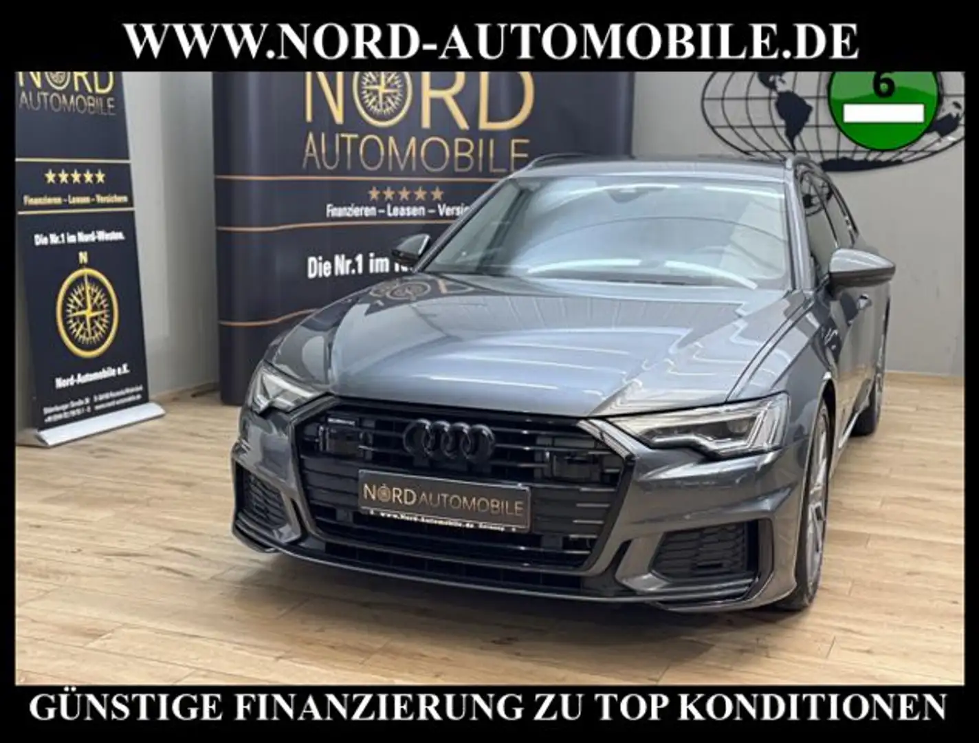 Audi A6 Avant S-Line QU.45 TDI S-Tronic HeadUp/Matrix S-Li Gris - 1