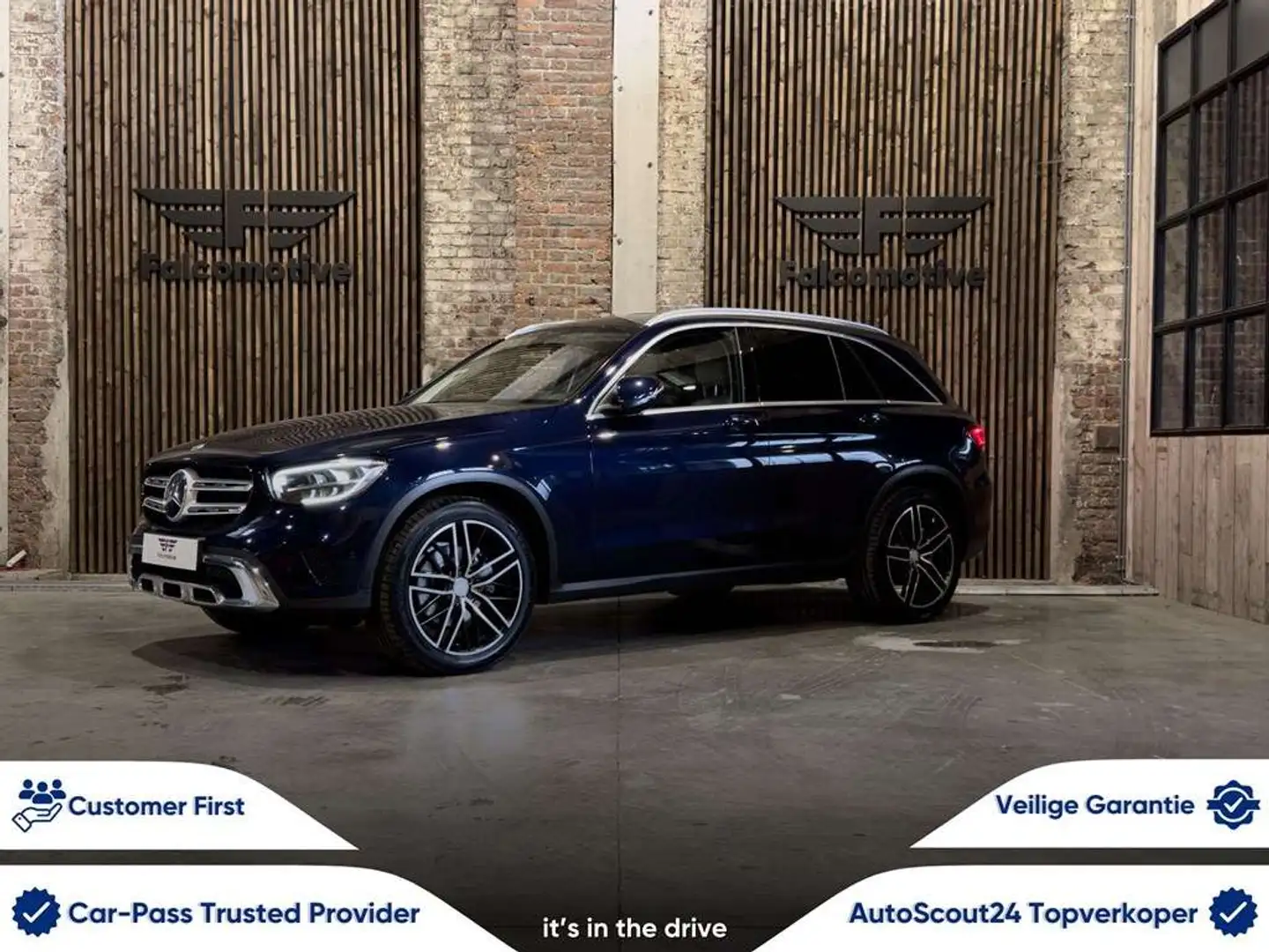 Mercedes-Benz GLC 200 dA*AUT*NAVI-MBUX*DAB*WIFI*LED*LUXURY* Bleu - 1