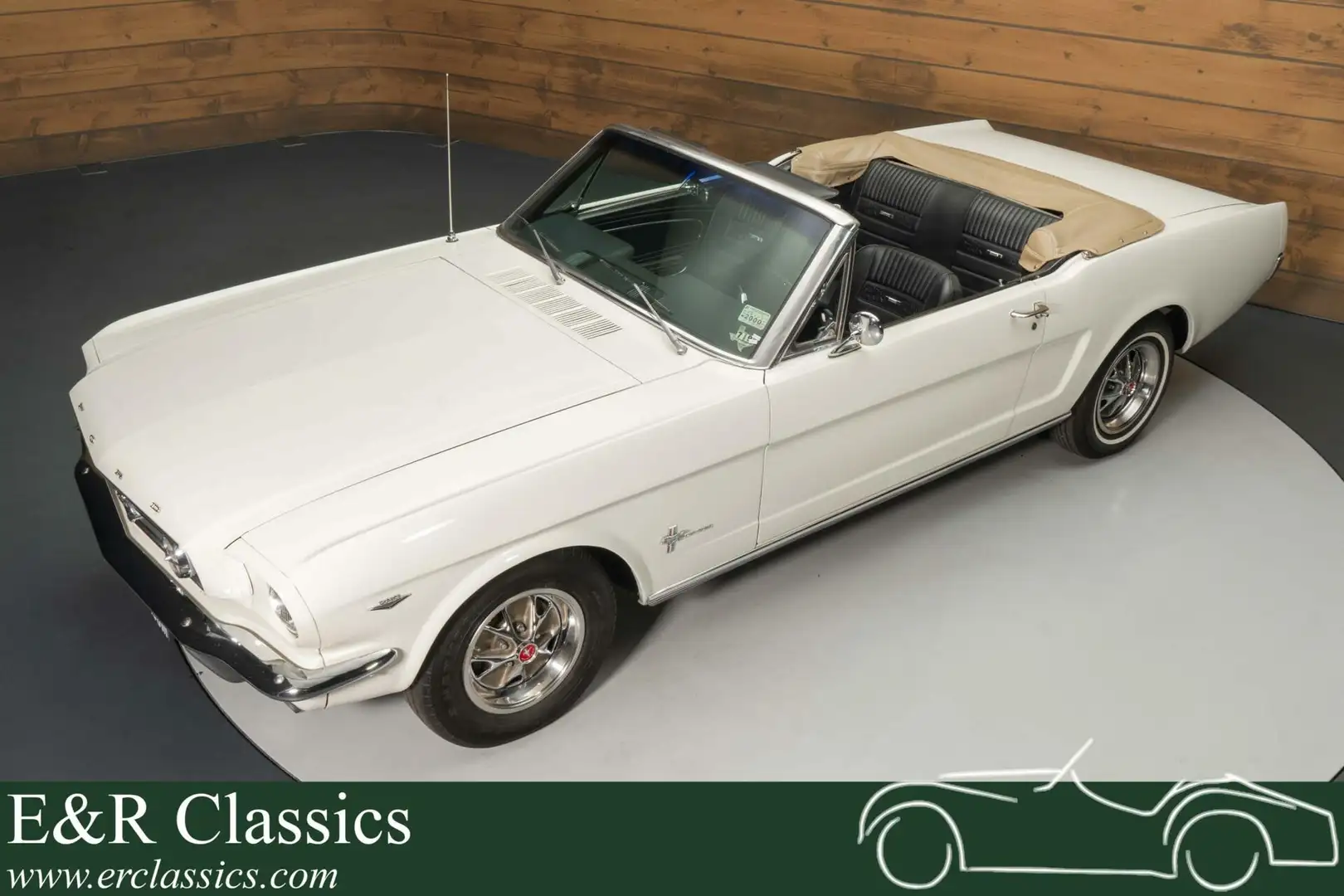 Ford Mustang Cabriolet | Gerestaureerd | 289CUI V8 | 1966 Wit - 1