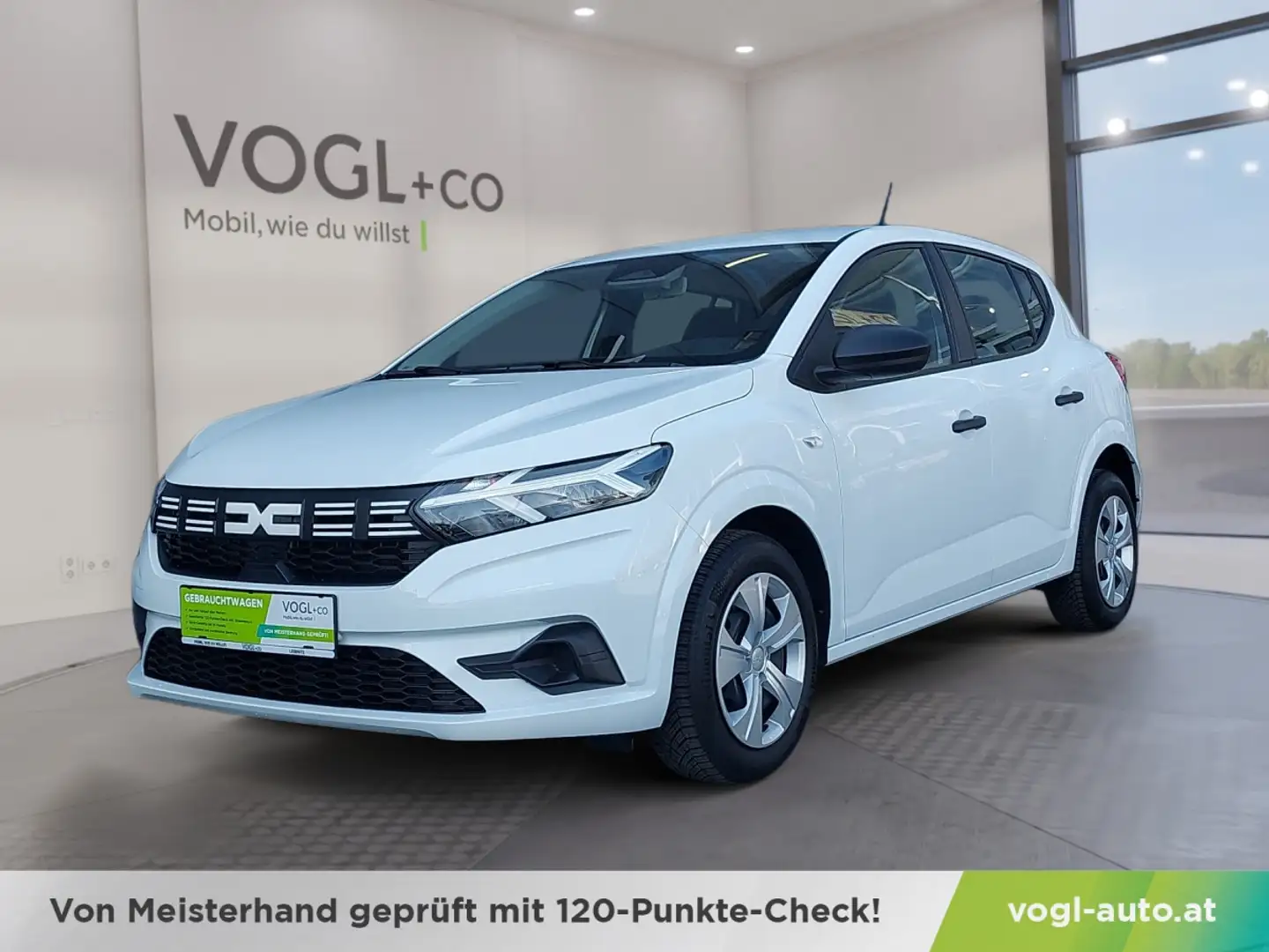 Dacia Sandero SCe 65 Weiß - 1