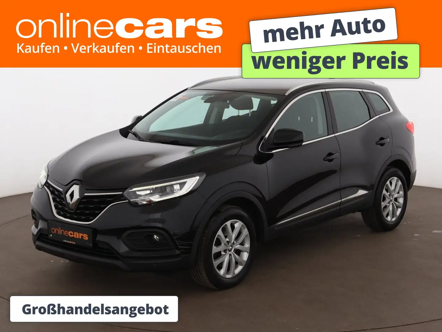 Renault Kadjar 1.5 BLUE dCi NAVI TEMPOMAT KLIMA-ANLAGE Schwarz - 1