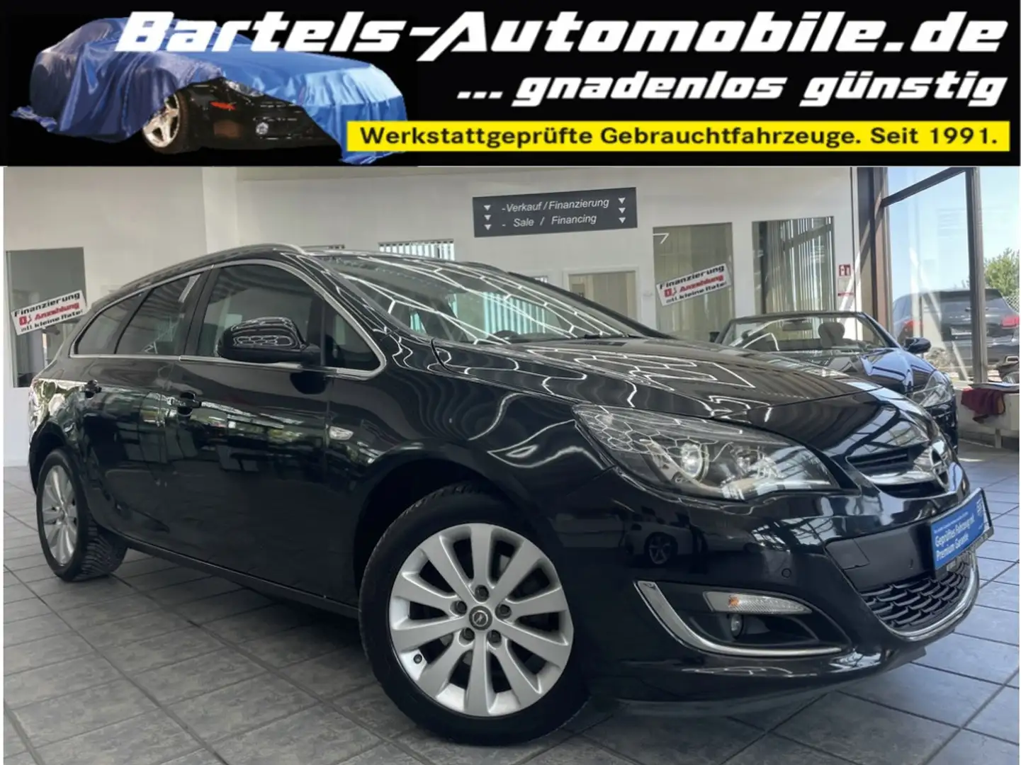 Opel Astra Sports Tourer Exklusiv, Navi, PDC, Leder Schwarz - 1