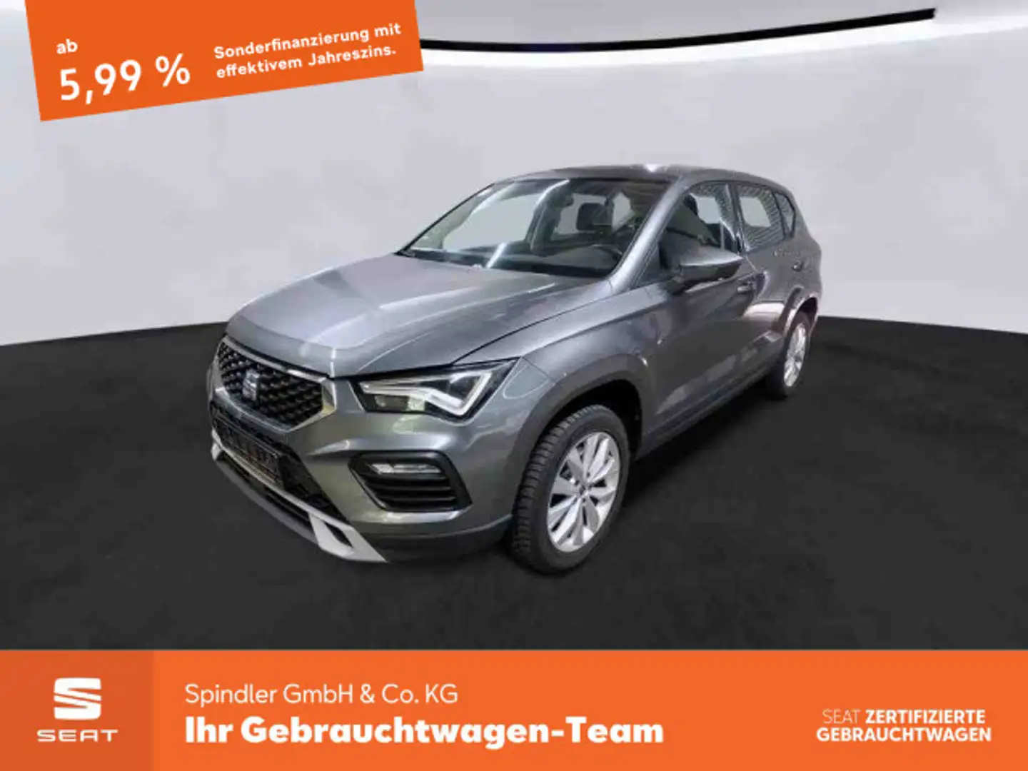 SEAT Ateca Style 2.0 TDI DSG / Navi, FullLink, LED Gris - 1
