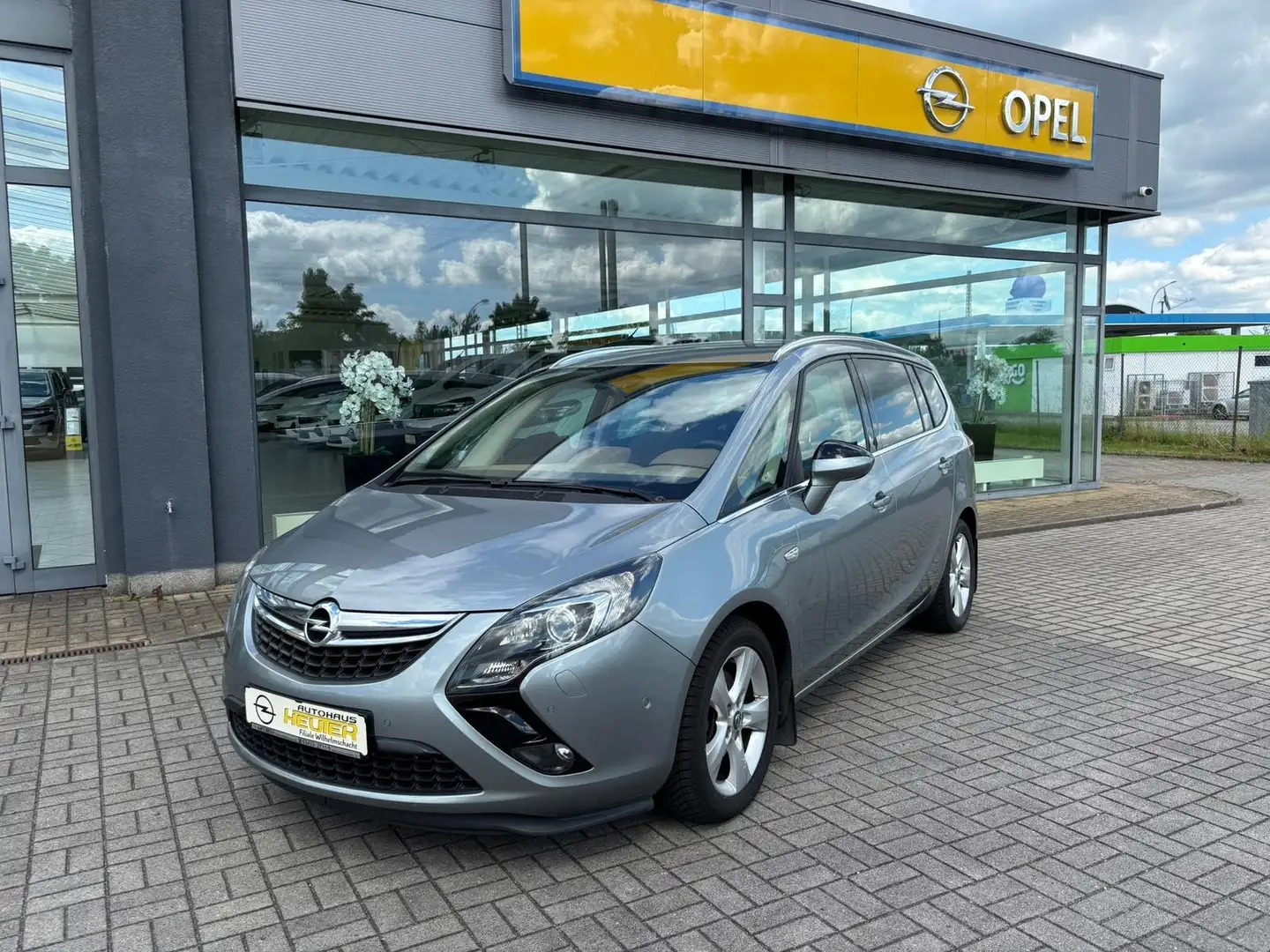 Opel Zafira 1.4 Turbo I XENON I RFK I AHK I 7 SITZER Silber - 1