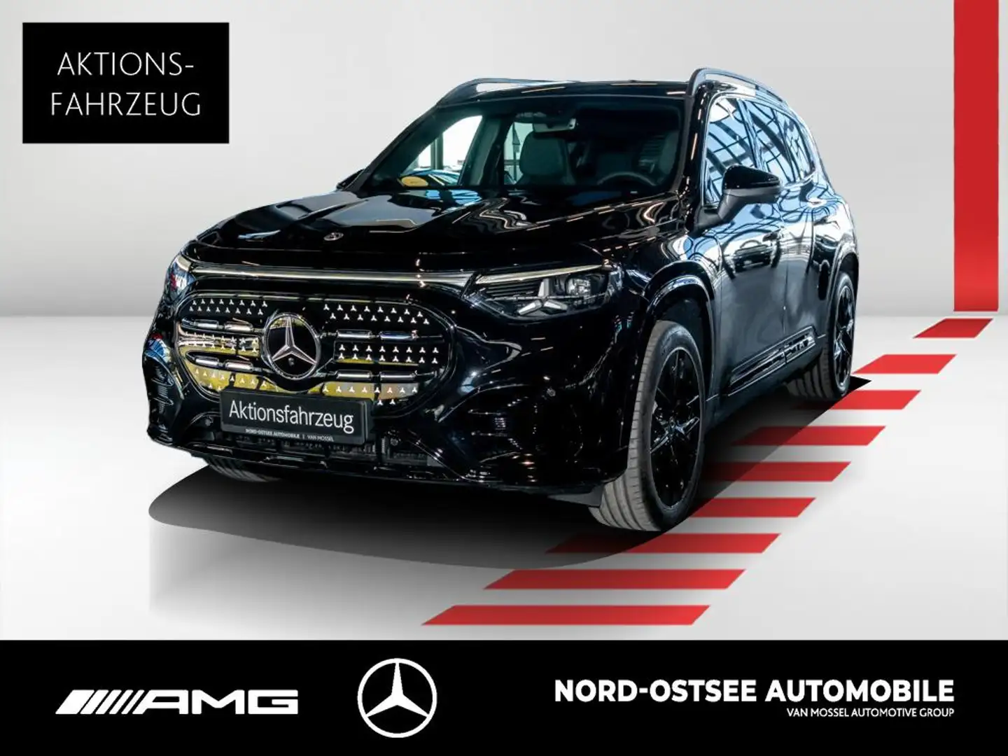 Mercedes-Benz GLB 250 +  AMG NIGHT PANO AHK 20-ZOLL Schwarz - 1