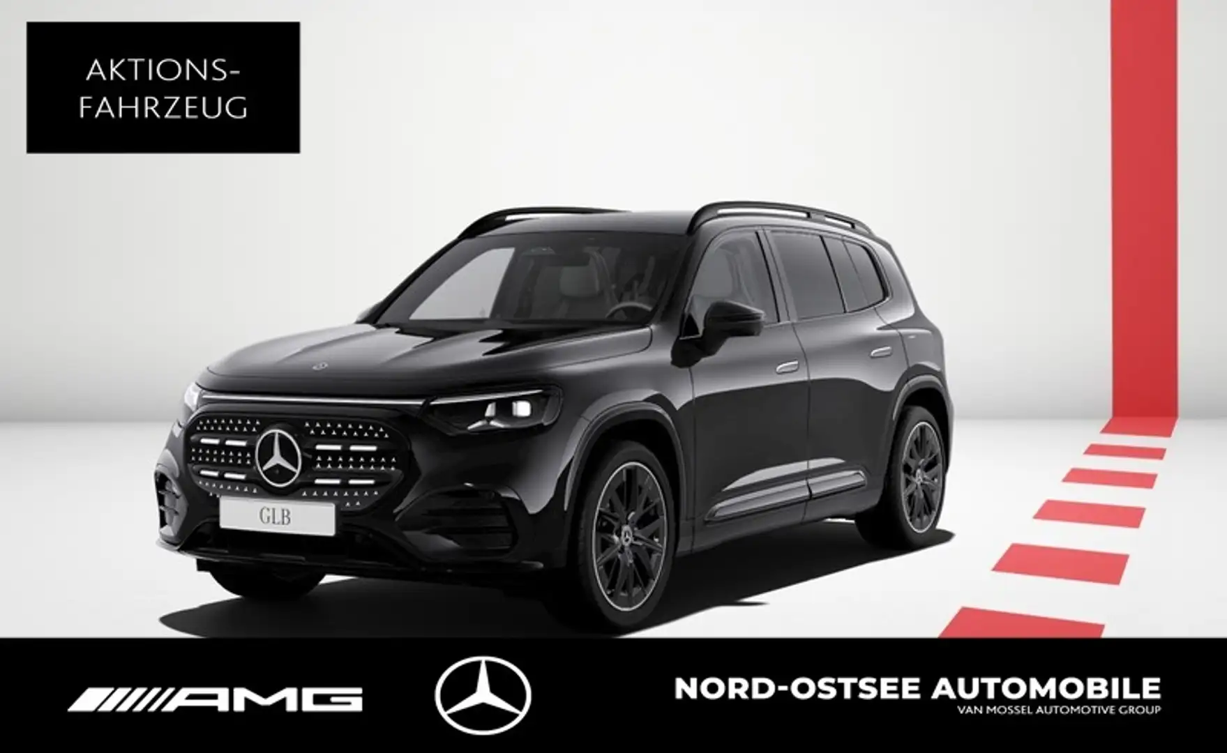 Mercedes-Benz GLB 250 +  AMG NIGHT PANO AHK 20-ZOLL Negro - 1