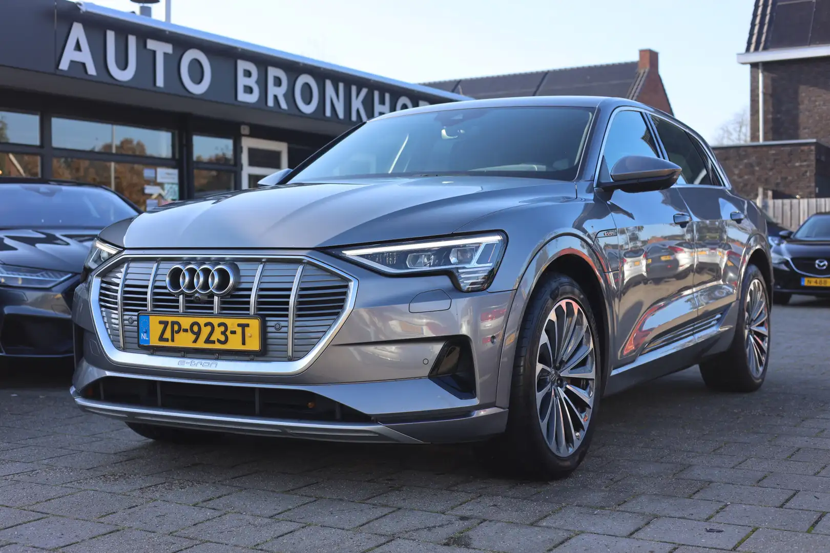 Audi e-tron E-TRON 55 QUATTRO 95 KWH | S-LINE | LEDER | CAMERA Gris - 1