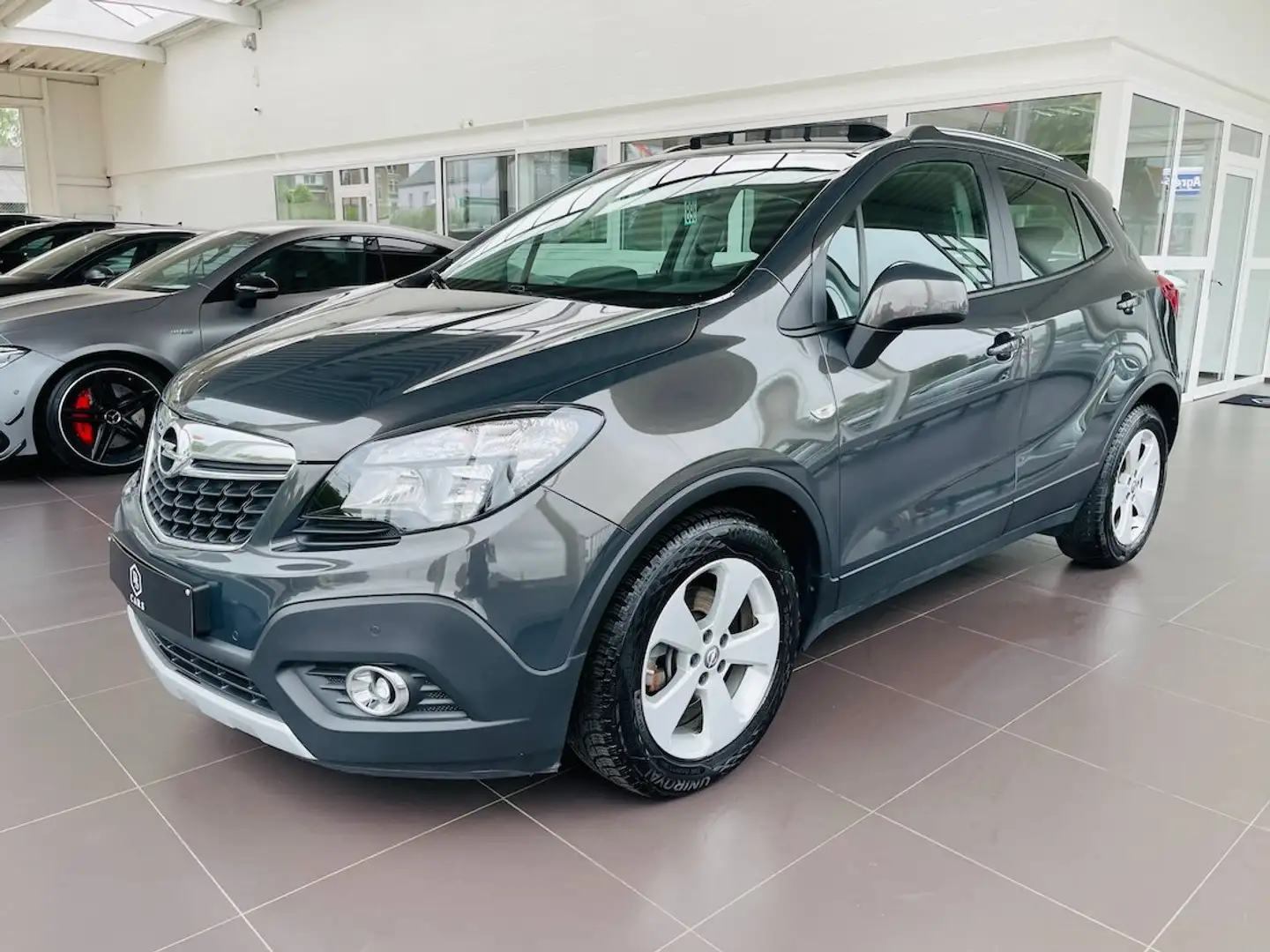Opel Mokka 1.4 Turbo *** GARANTIE + GPS + TOIT OUVRANT *** Grijs - 1