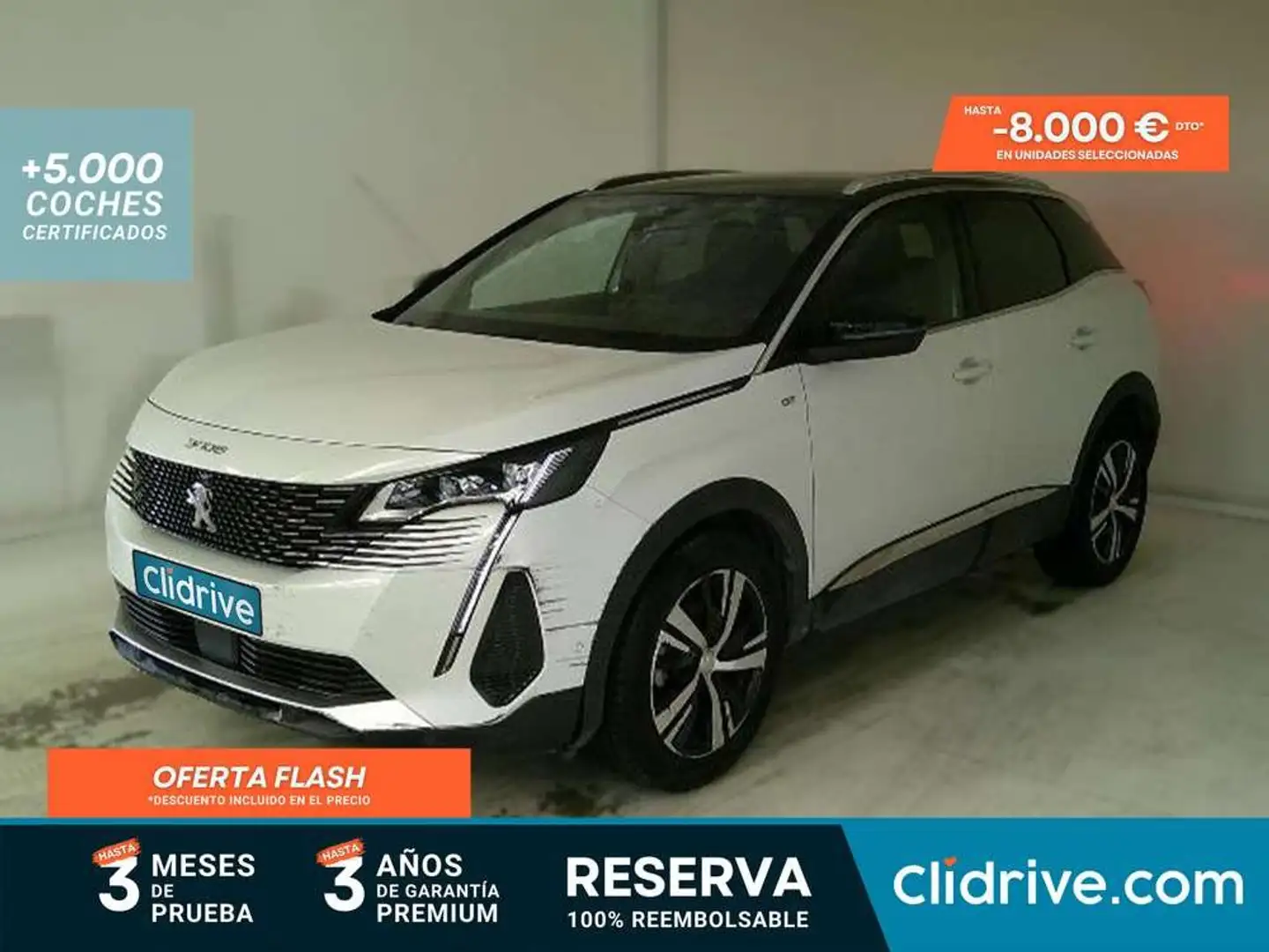 Peugeot 3008 1.5 BlueHDi 96kW 130CV SS GT Blanco - 1