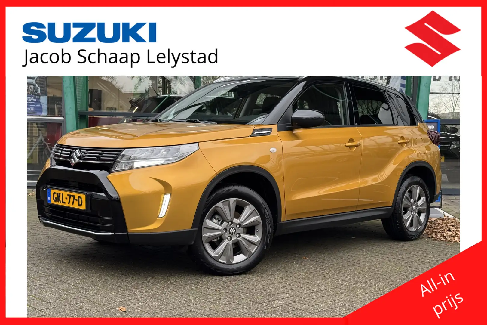Suzuki Vitara 1.5 Hybrid Select Automaat 102pk | Achteruitrijcam Geel - 1