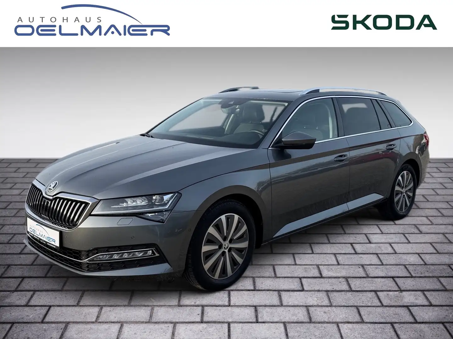 Skoda Superb Combi 2.0 TDI DSG Premium Edition LED ACC Grau - 1