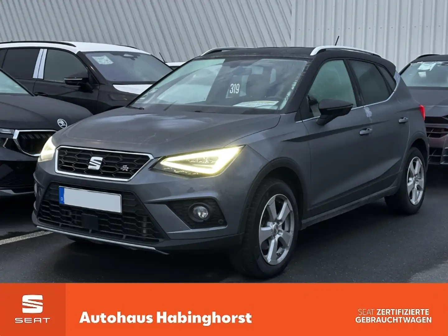 SEAT Arona 1.0 TSI FR DSG Navi Shz PDC Klima FullLink Alu Grau - 1