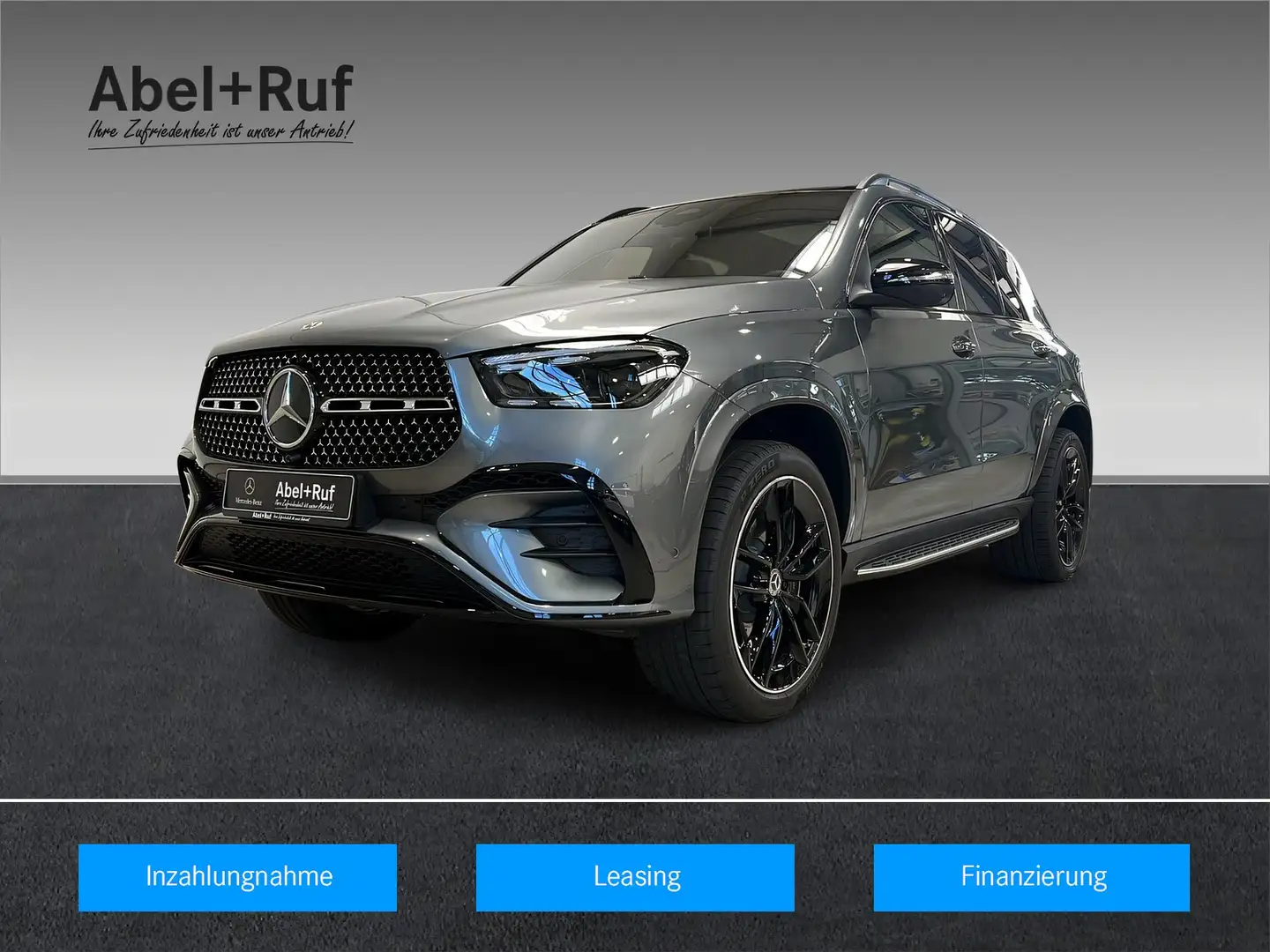 Mercedes-Benz GLE 450 d 4M AMG+DIST+NIGHT+Burm+TotW+HuD+AHK+360 Grau - 1