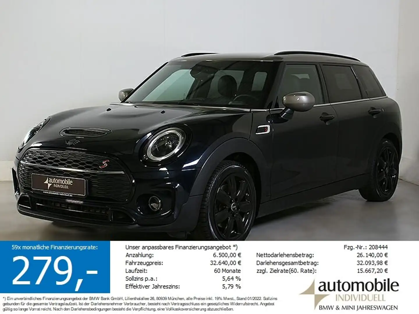 MINI Cooper S Clubman Yours Trim DKG Leder Navi LED Schwarz - 1