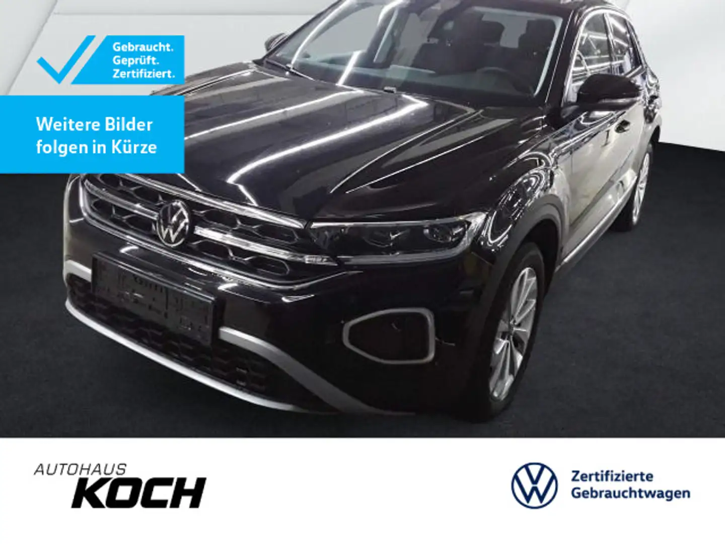 Volkswagen T-Roc 1.5TSI Style DSG Navi LED AHK Schwarz - 1