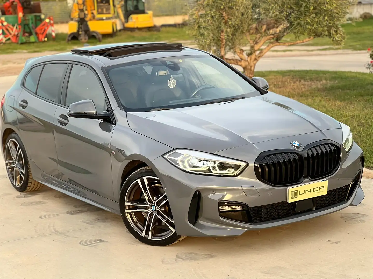 BMW 118 d 2.0 150cv Msport TETTO AUTOMATICA ITALIANA Gris - 1