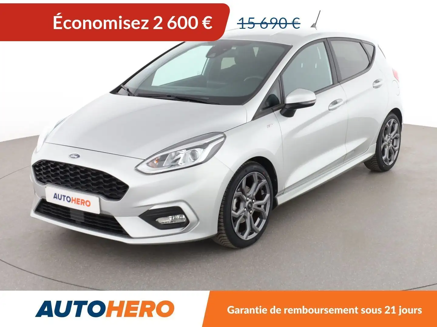 Ford Fiesta 1.0 EcoBoost mHEV ST-Line X Gris - 1