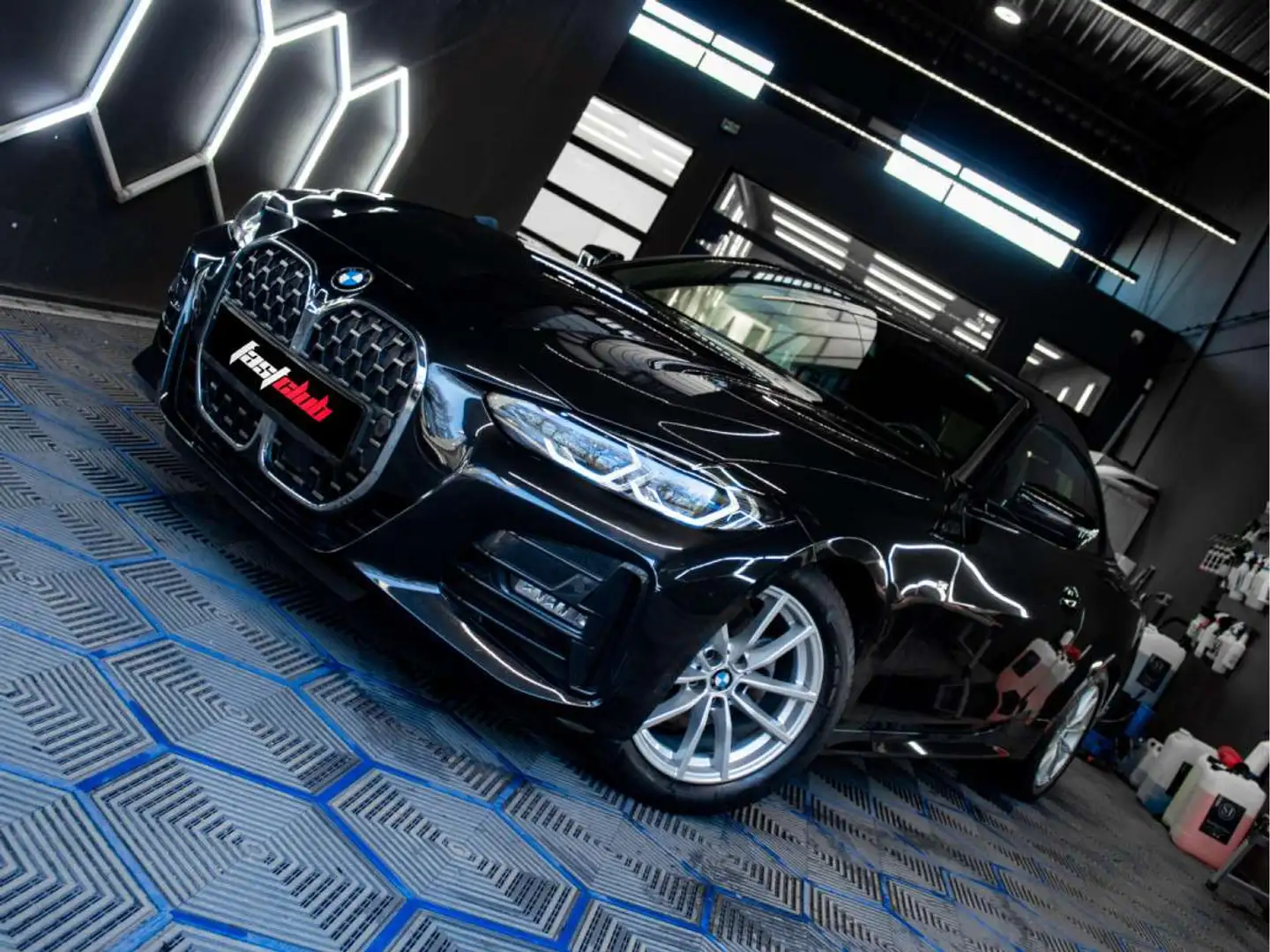 BMW 420 420i CABRIOLET Bleu - 1