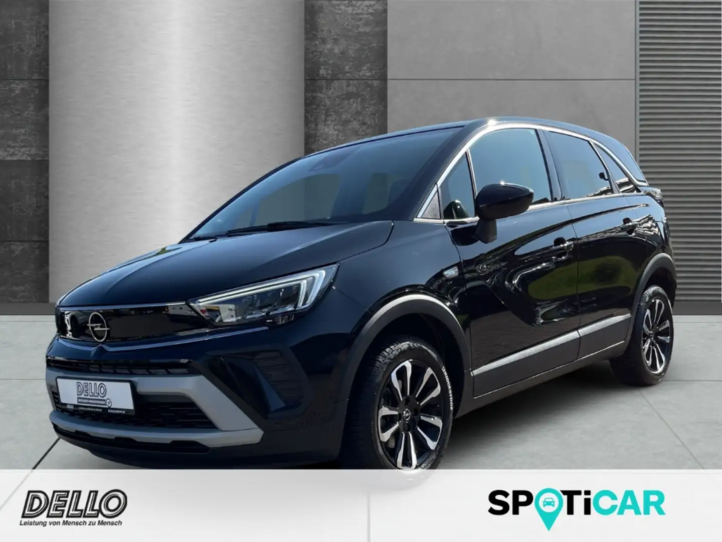 Opel Crossland Elegance AHK-abnehmbar Navi LED Apple CarPlay Andr Schwarz - 1