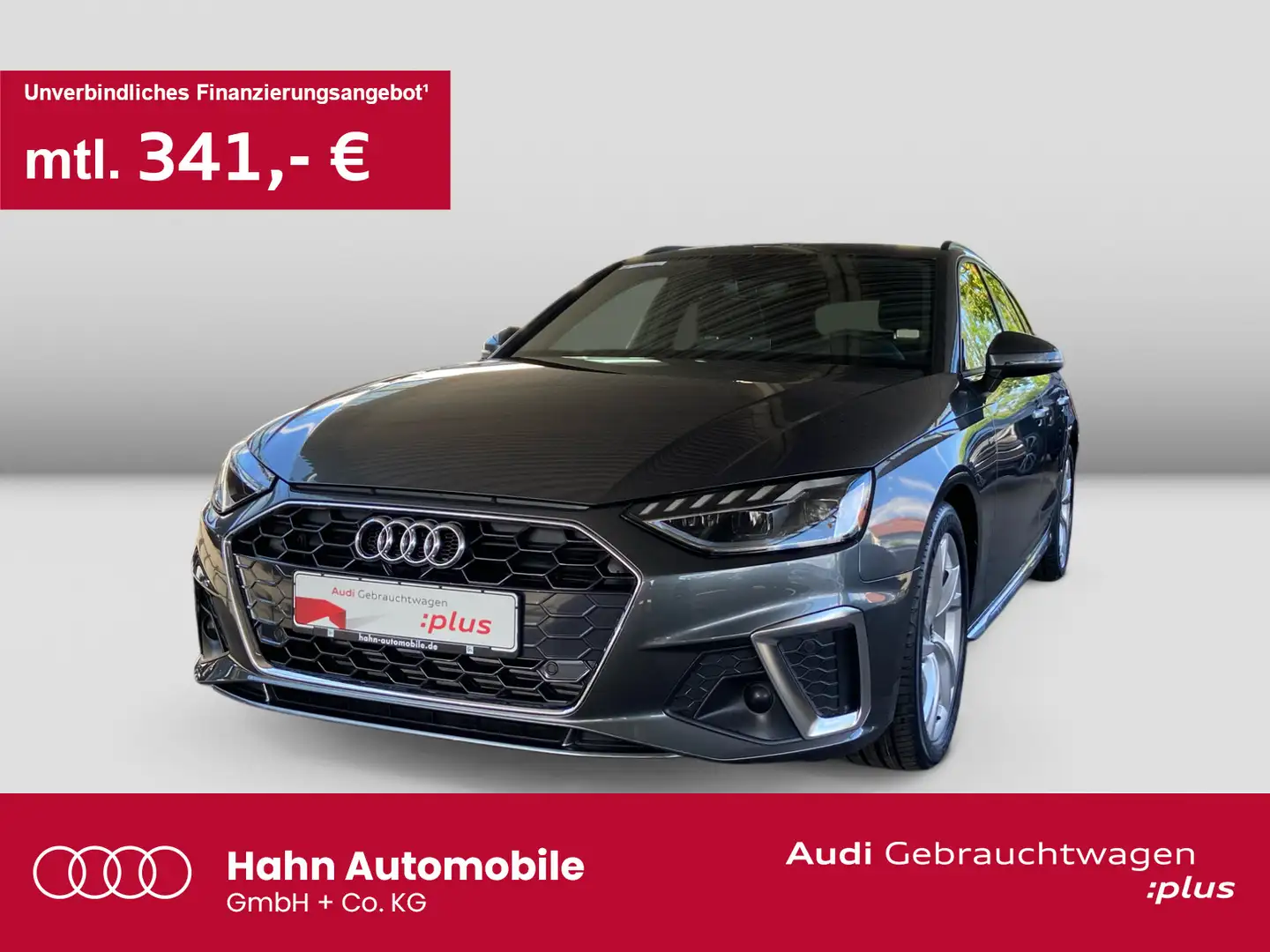 Audi A4 35TFSI S line S trc Virtual CAM AHK Grau - 1