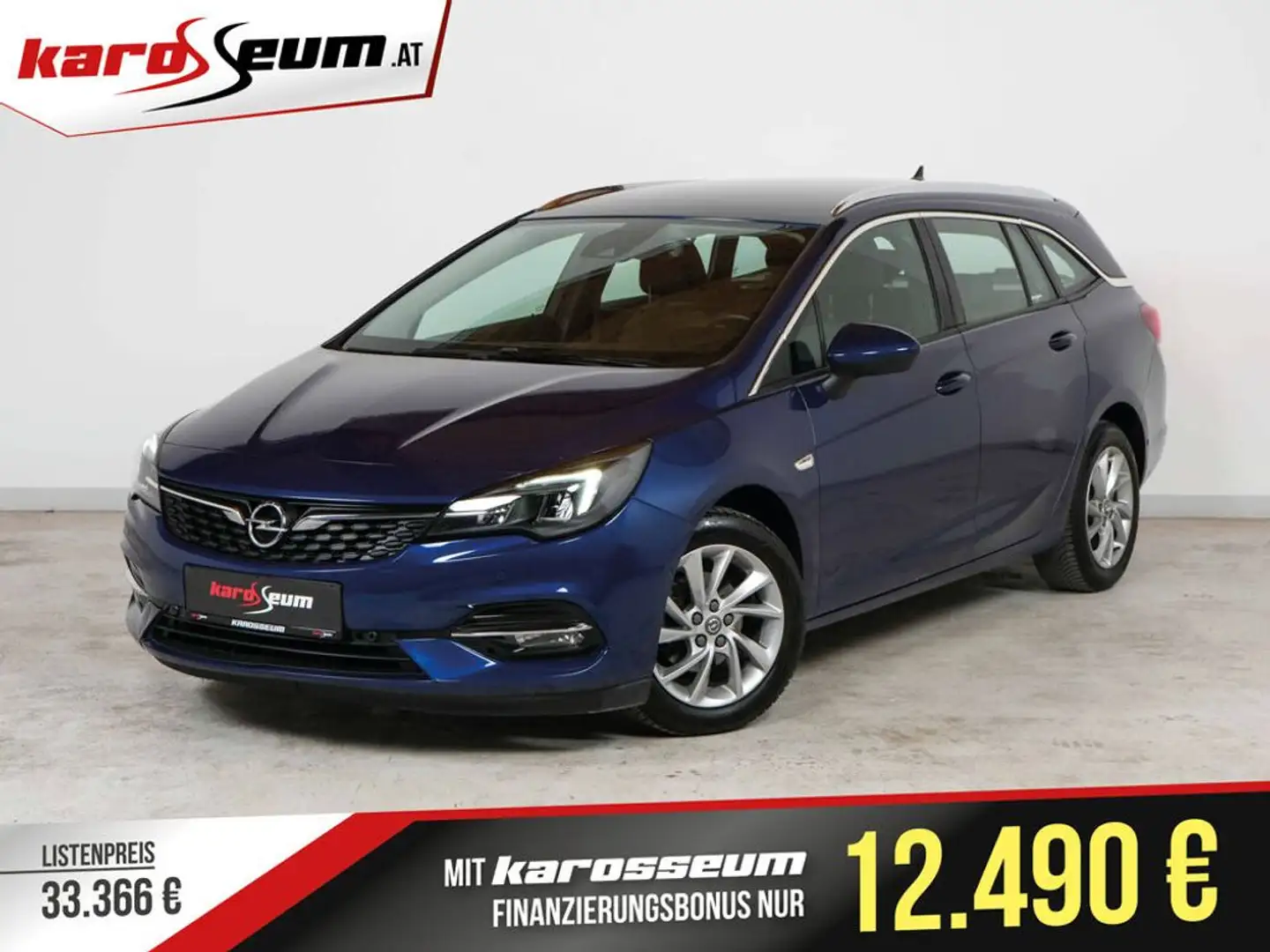Opel Astra Elegance *LEDER*NAVI-PRO*RFK*WINTER-P* Azul - 1
