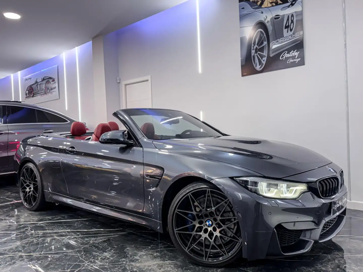 BMW M4 M4A Cabrio Competition Gris - 2