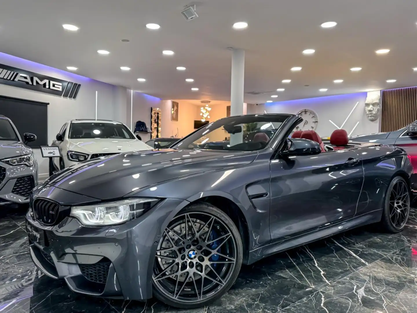 BMW M4 M4A Cabrio Competition Gris - 1