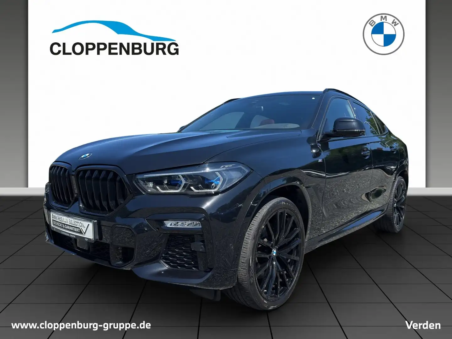 BMW X6 xDrive30d Head-Up DAB LED RFK el. Sitze PDC Noir - 1