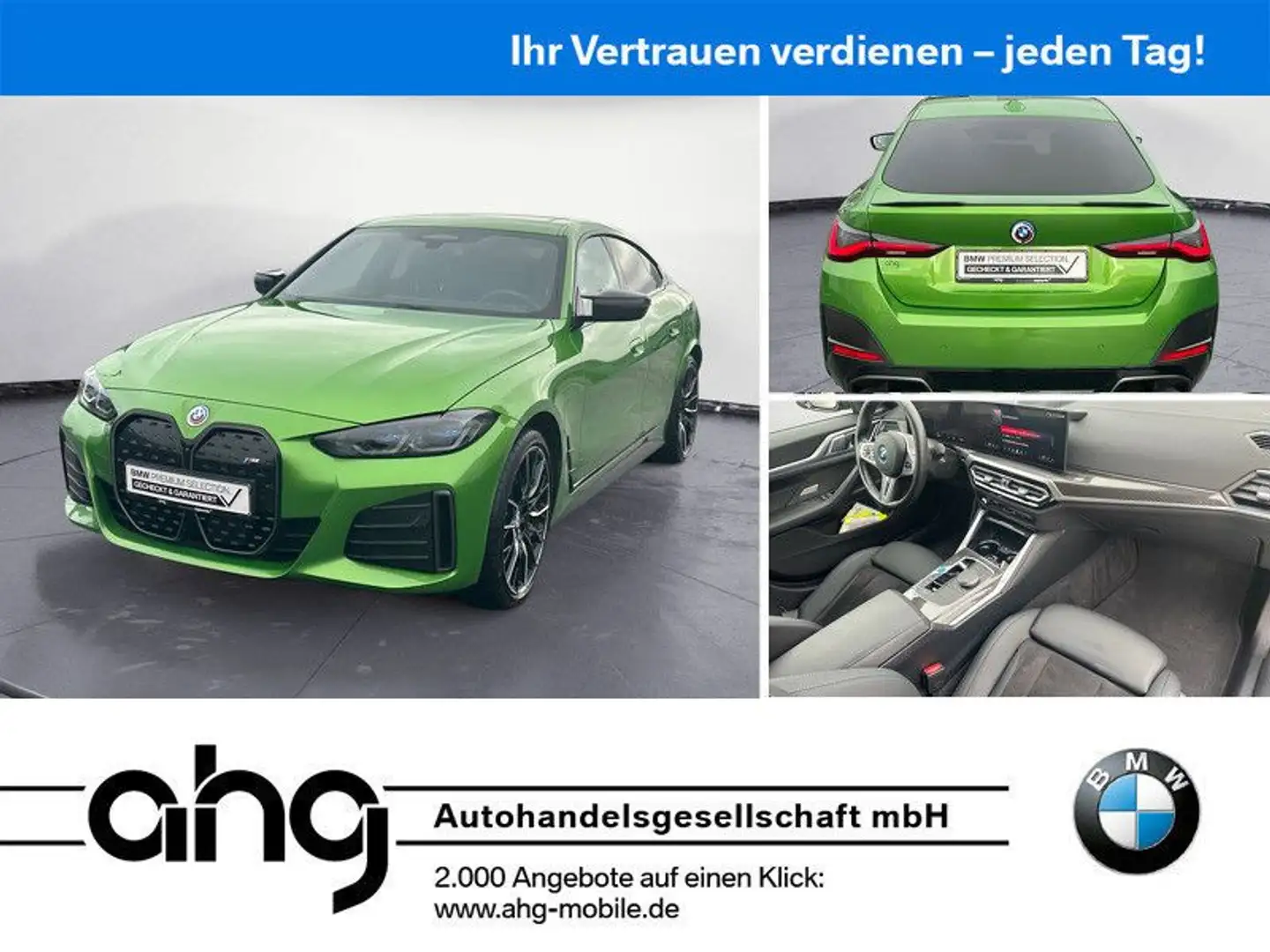 BMW i4 M50 Navi Tempom.aktiv Glasdach Bluetooth PDC - 1