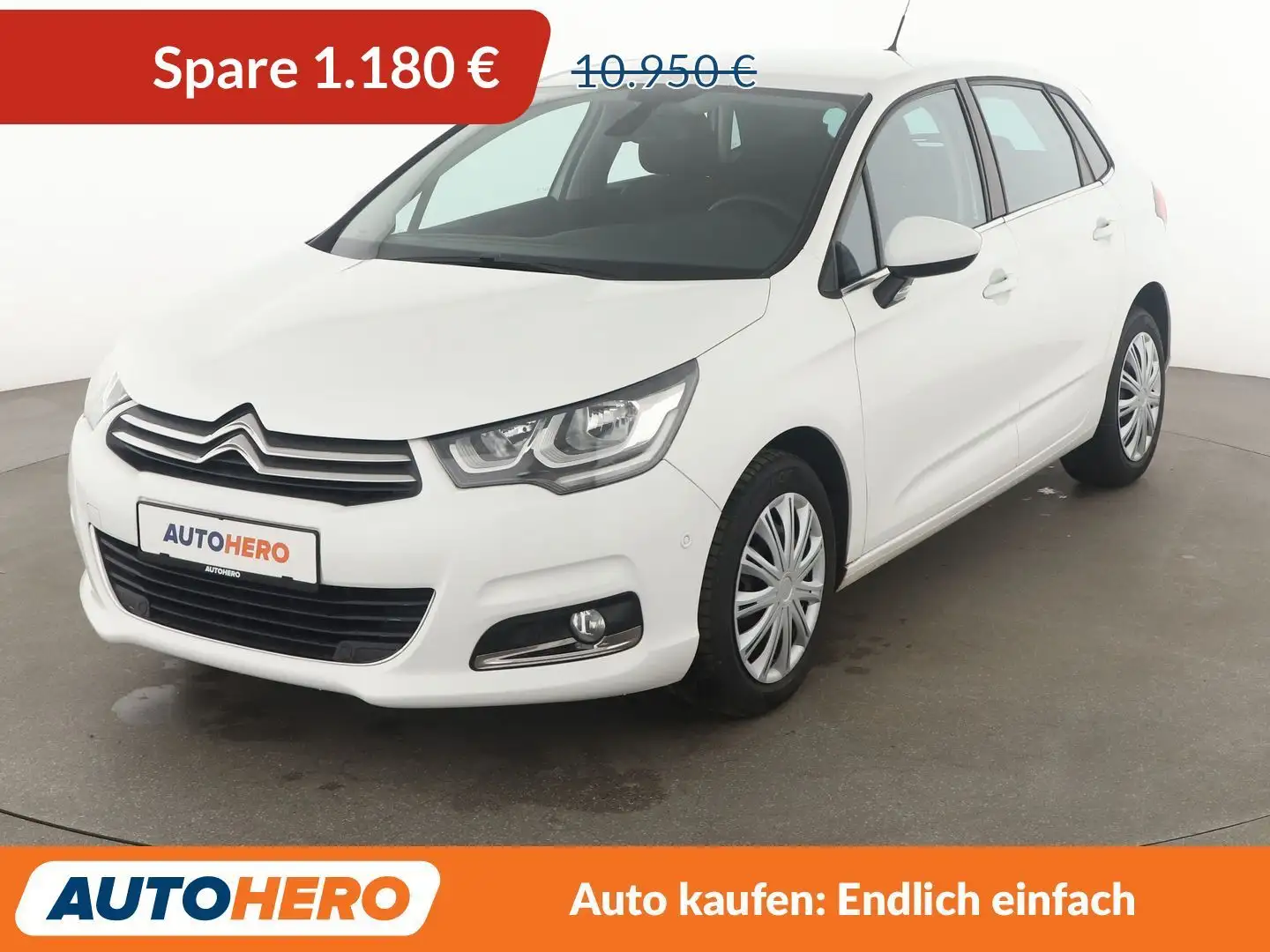 Citroen C4 1.6 Blue-HDi Business Class*NAVI*TEMPO*PDC*SHZ* Weiß - 1