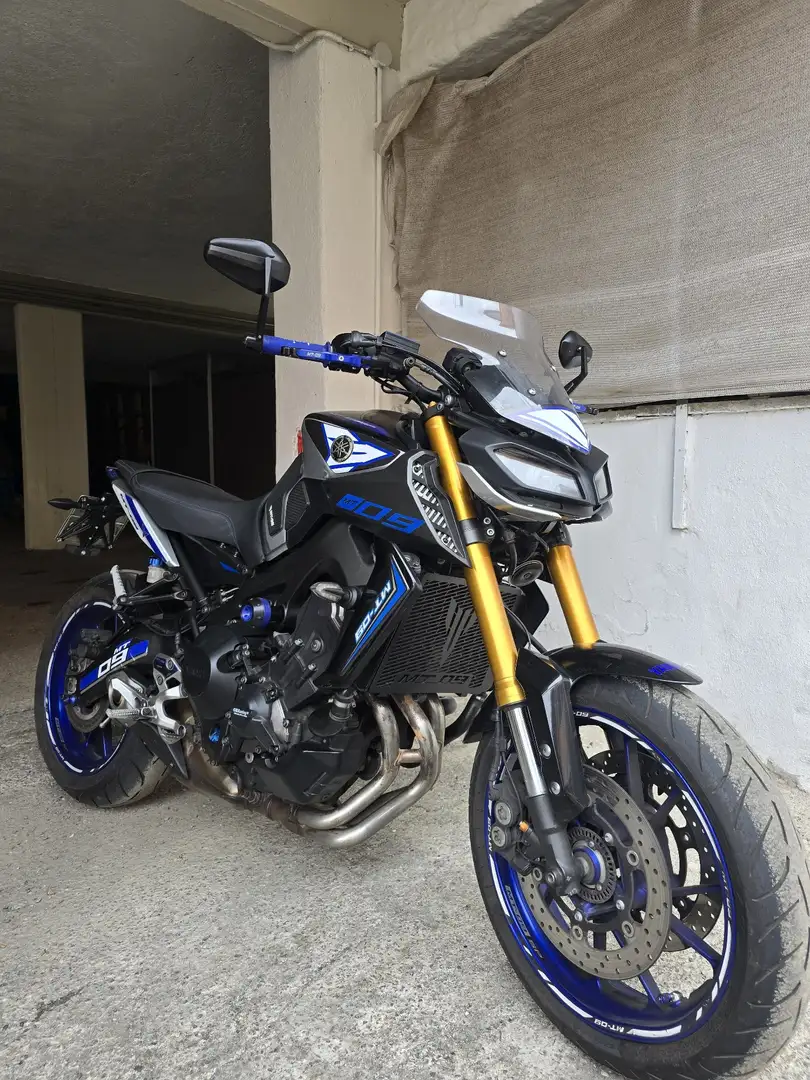 Yamaha MT-09 Sp Bleu - 2