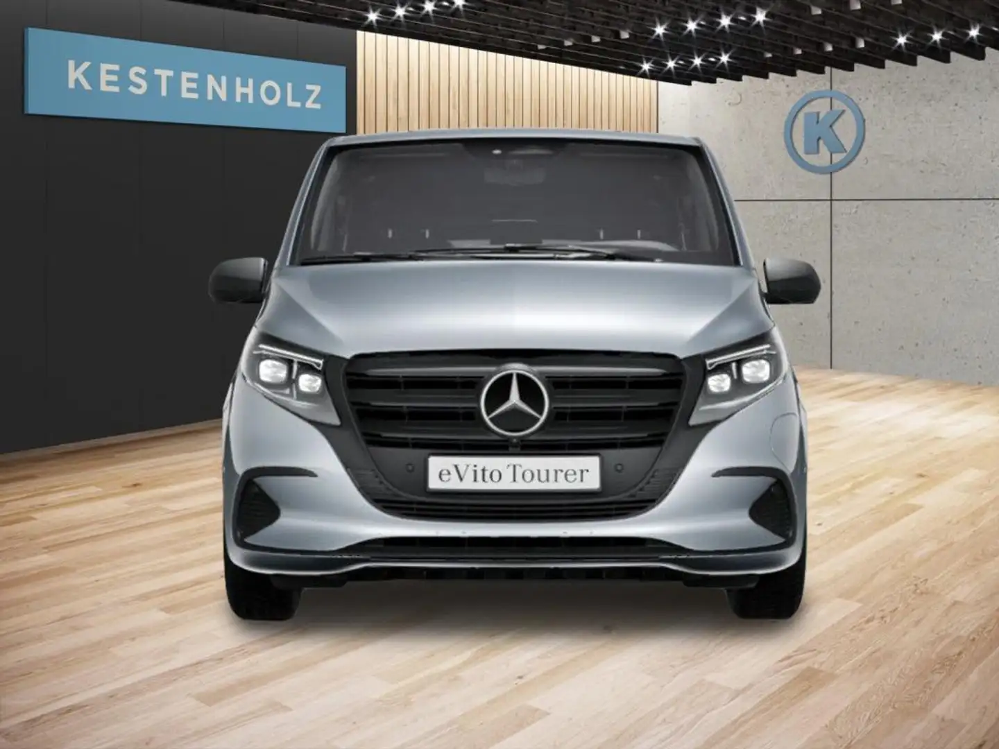 Mercedes-Benz Vito eVito 129 Tourer PRO Lang *KAMERA*SHZ*NAVI*LED* Silber - 2