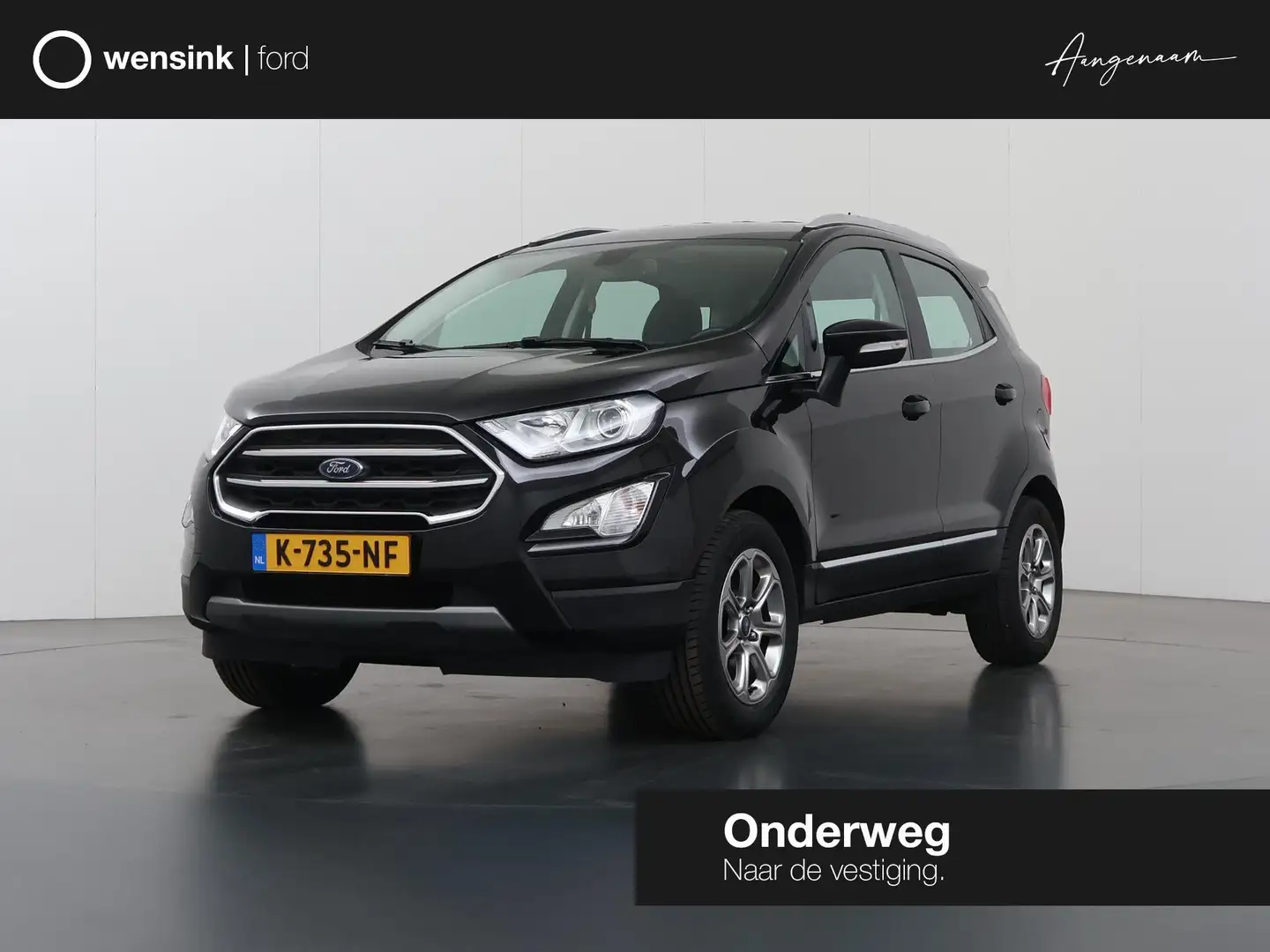 Ford EcoSport 1.0 EcoBoost Titanium | Trekhaak | Navigatie | Cli Zwart - 1